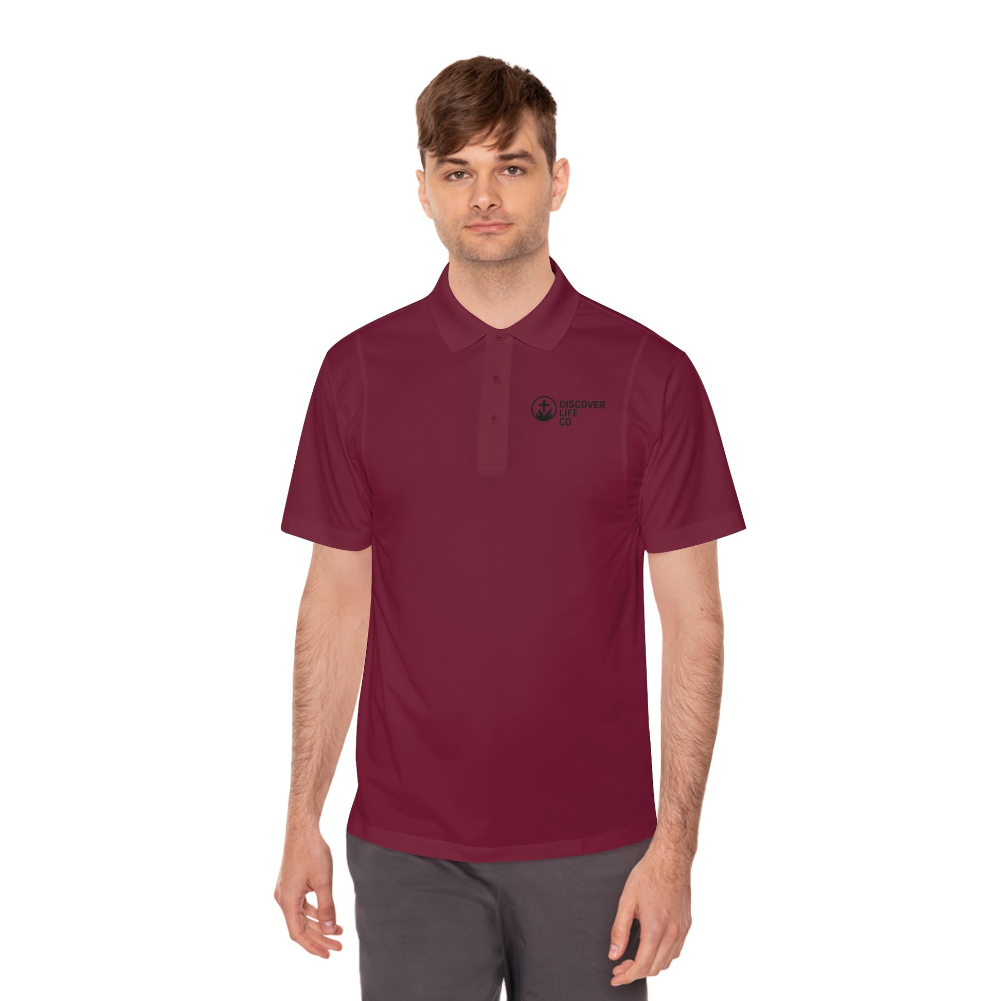 Blessed Men's Sport Polo Shirt - Comfortable Activewear, Casual Outings, Gym Attire, Gift for Him, Outdoor Activities