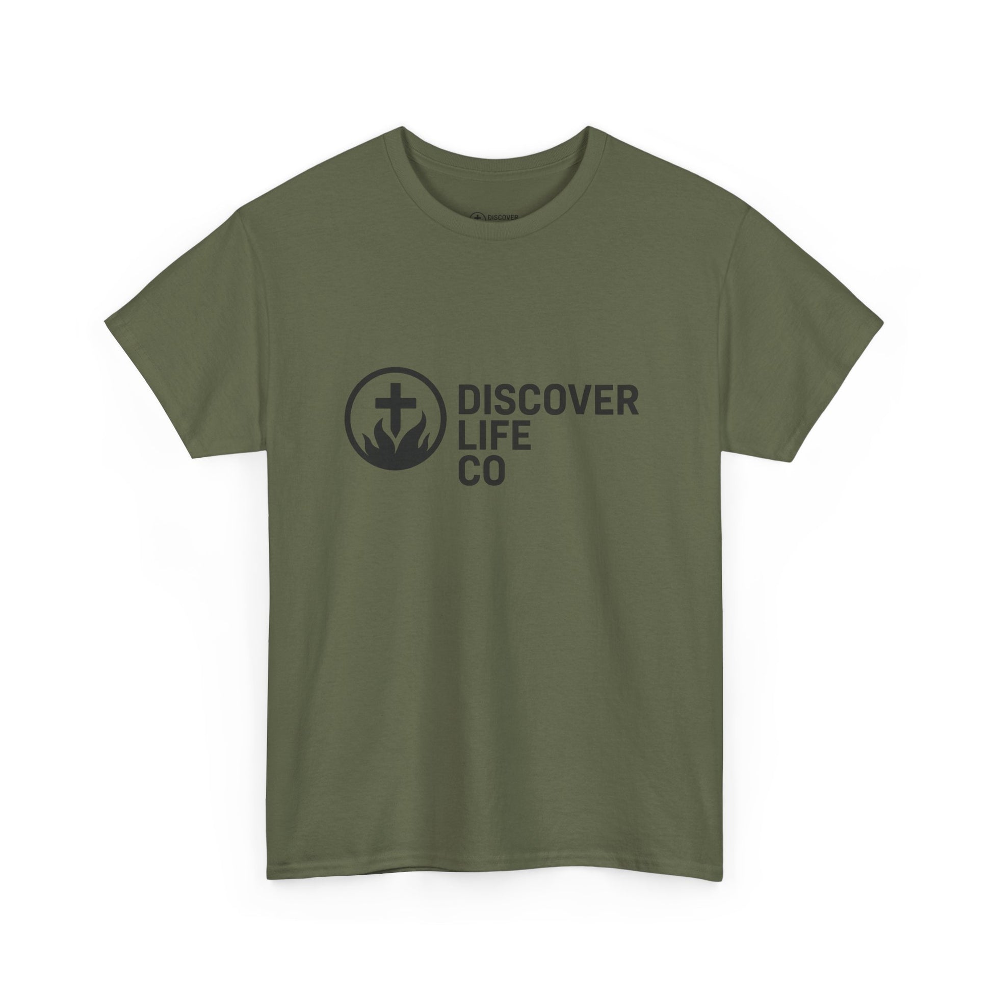 "A yes from God blesses you" Discover Life Unisex Heavy Cotton Tee - Inspirational Christian Shirt, Faith-Based Gift, Everyday Wear, Spiritual Apparel
