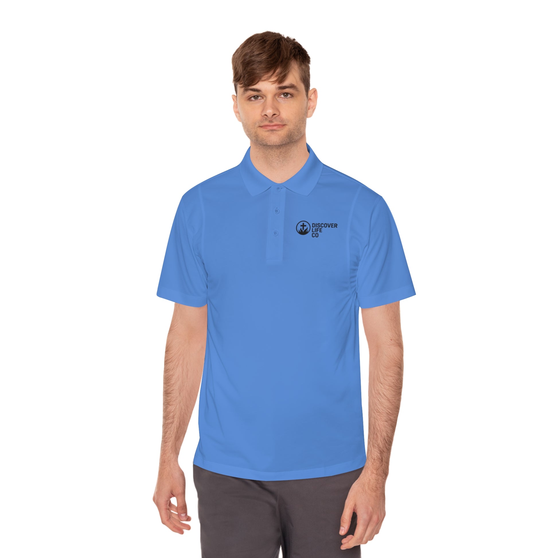 Blessed Men's Sport Polo Shirt - Comfortable Activewear, Casual Outings, Gym Attire, Gift for Him, Outdoor Activities