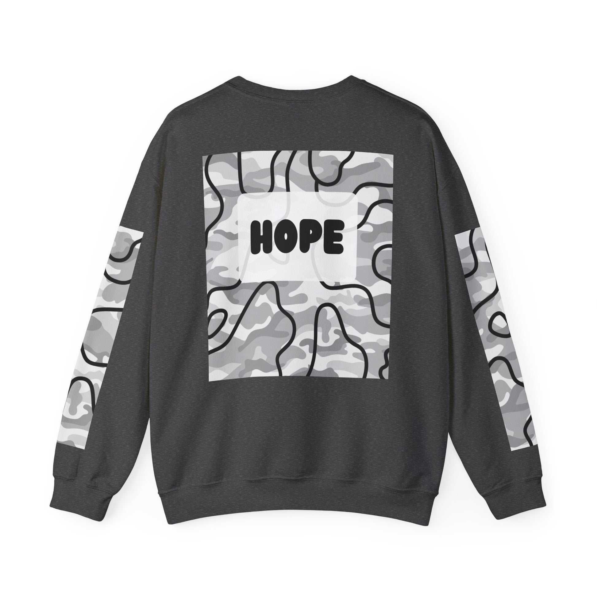 "Hope" Men's Camo Crewneck