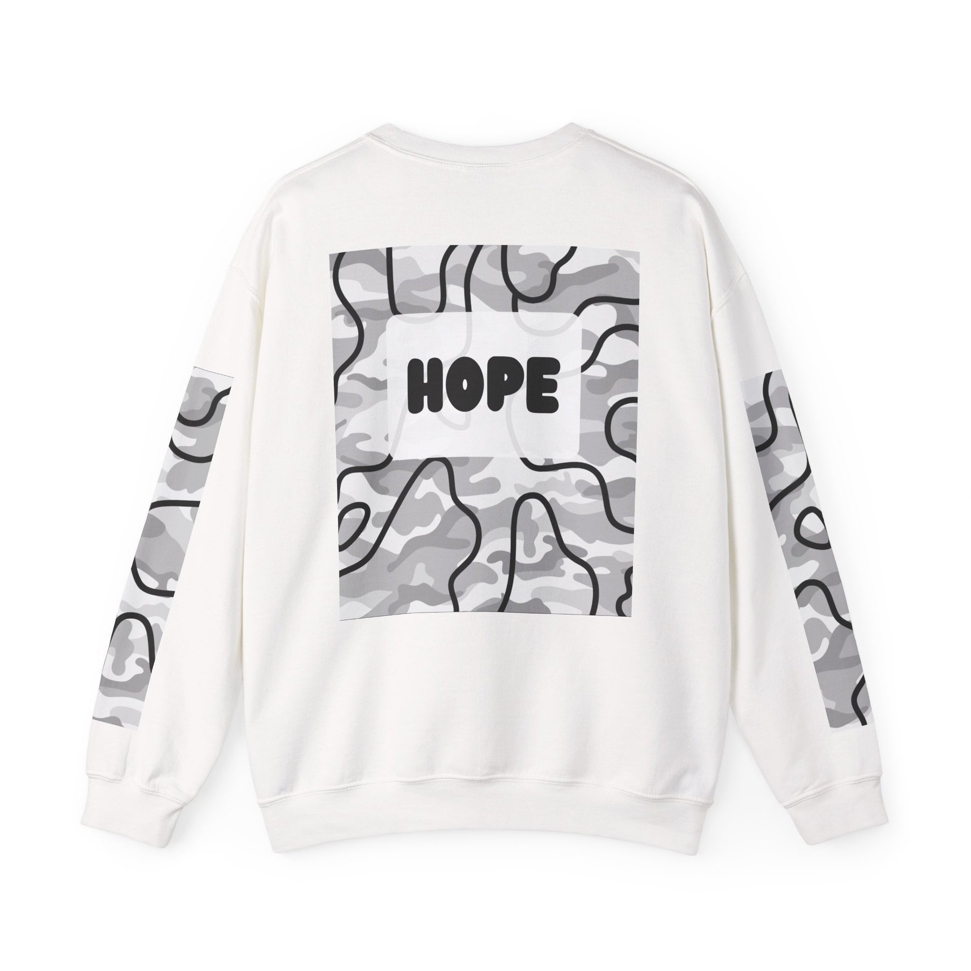 "Hope" Men's Camo Crewneck