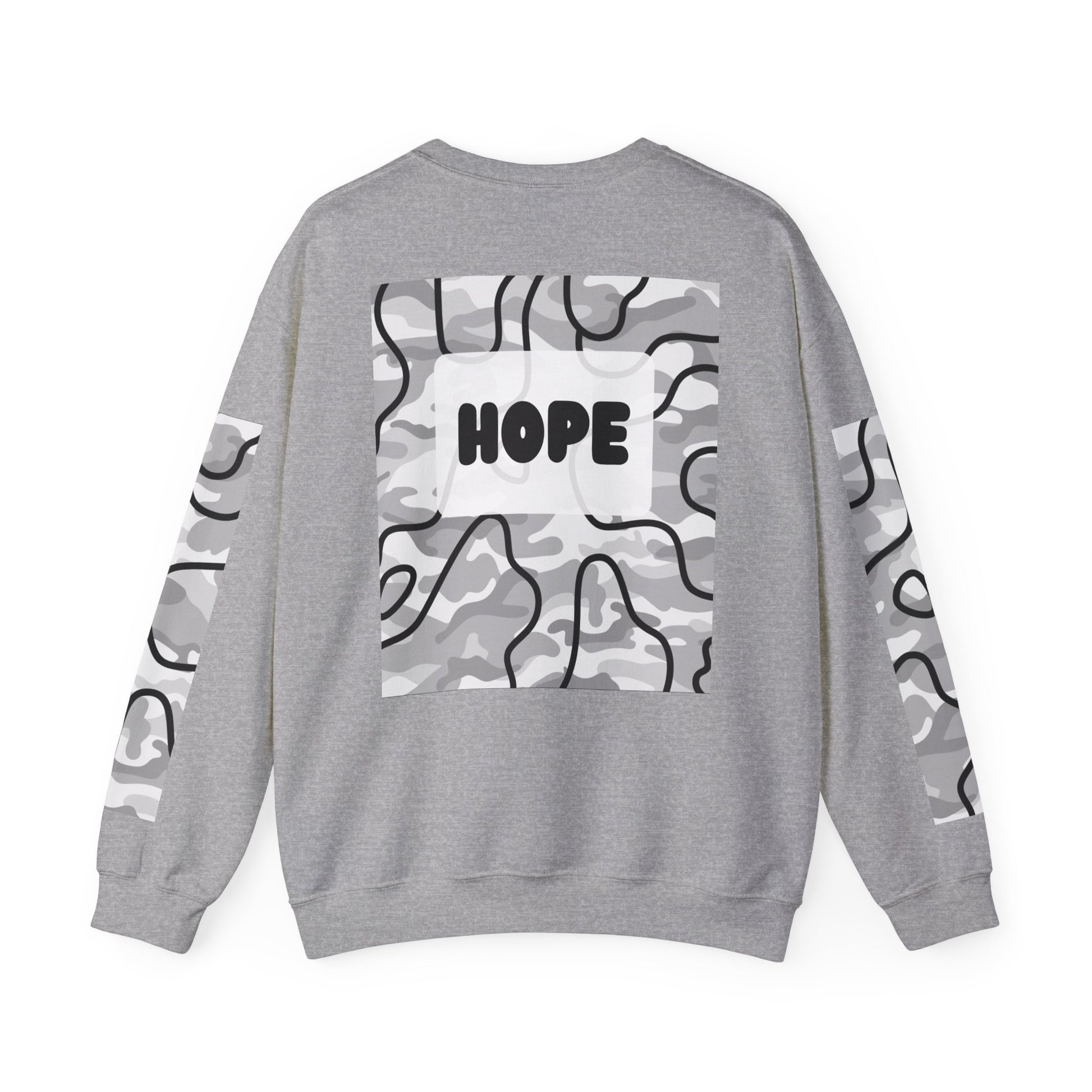 "Hope" Men's Camo Crewneck