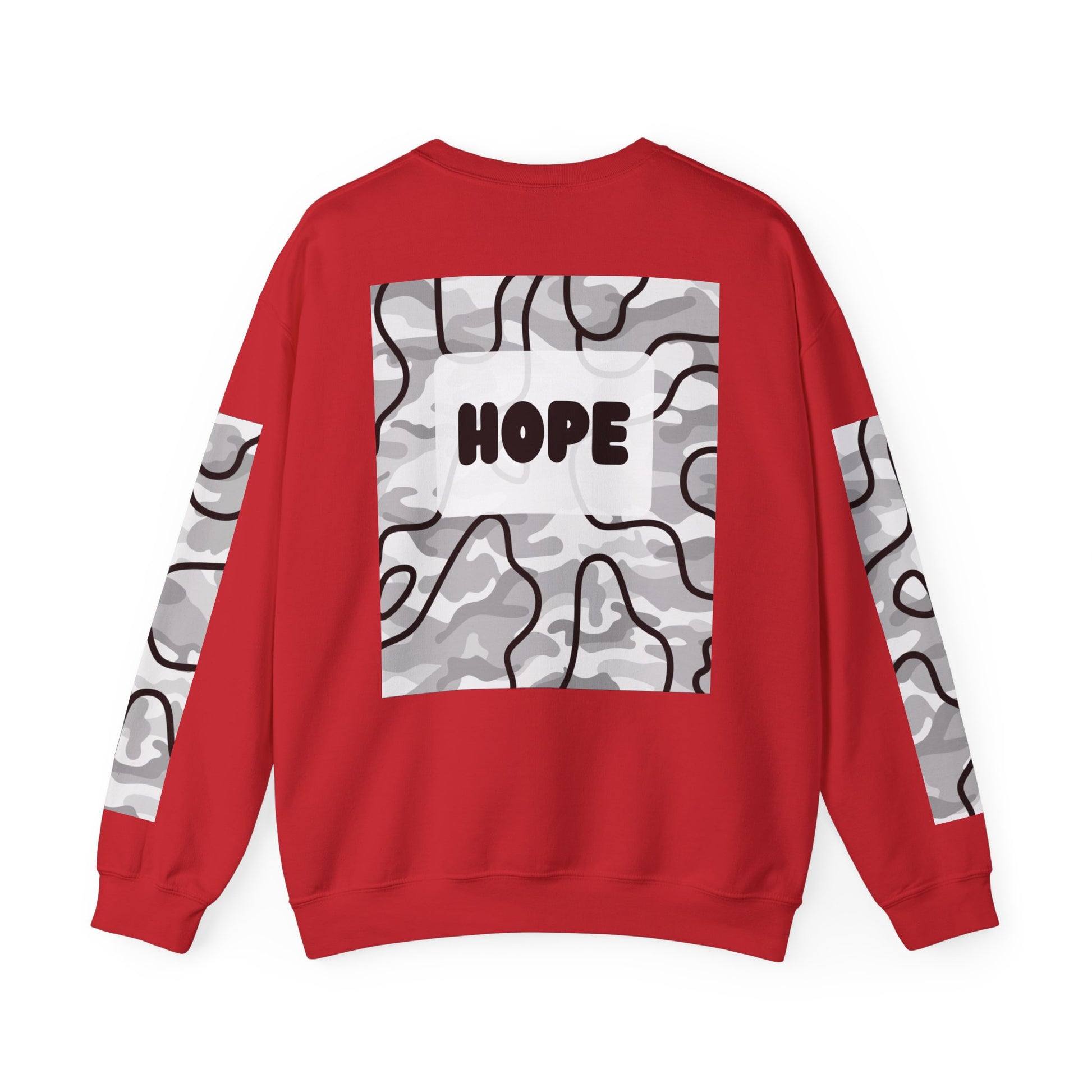 "Hope" Men's Camo Crewneck