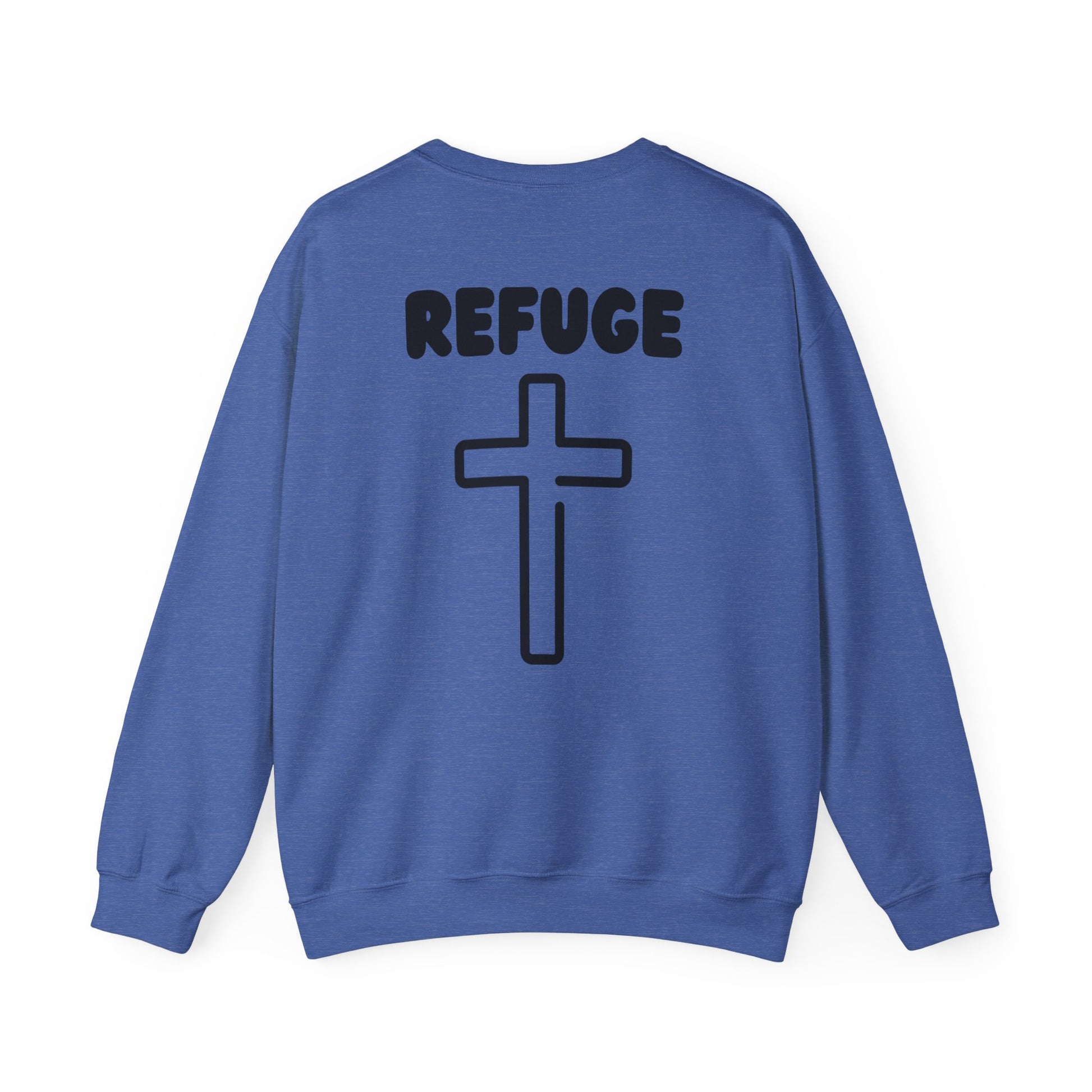 "Refuge, Cross" Men's Crewneck