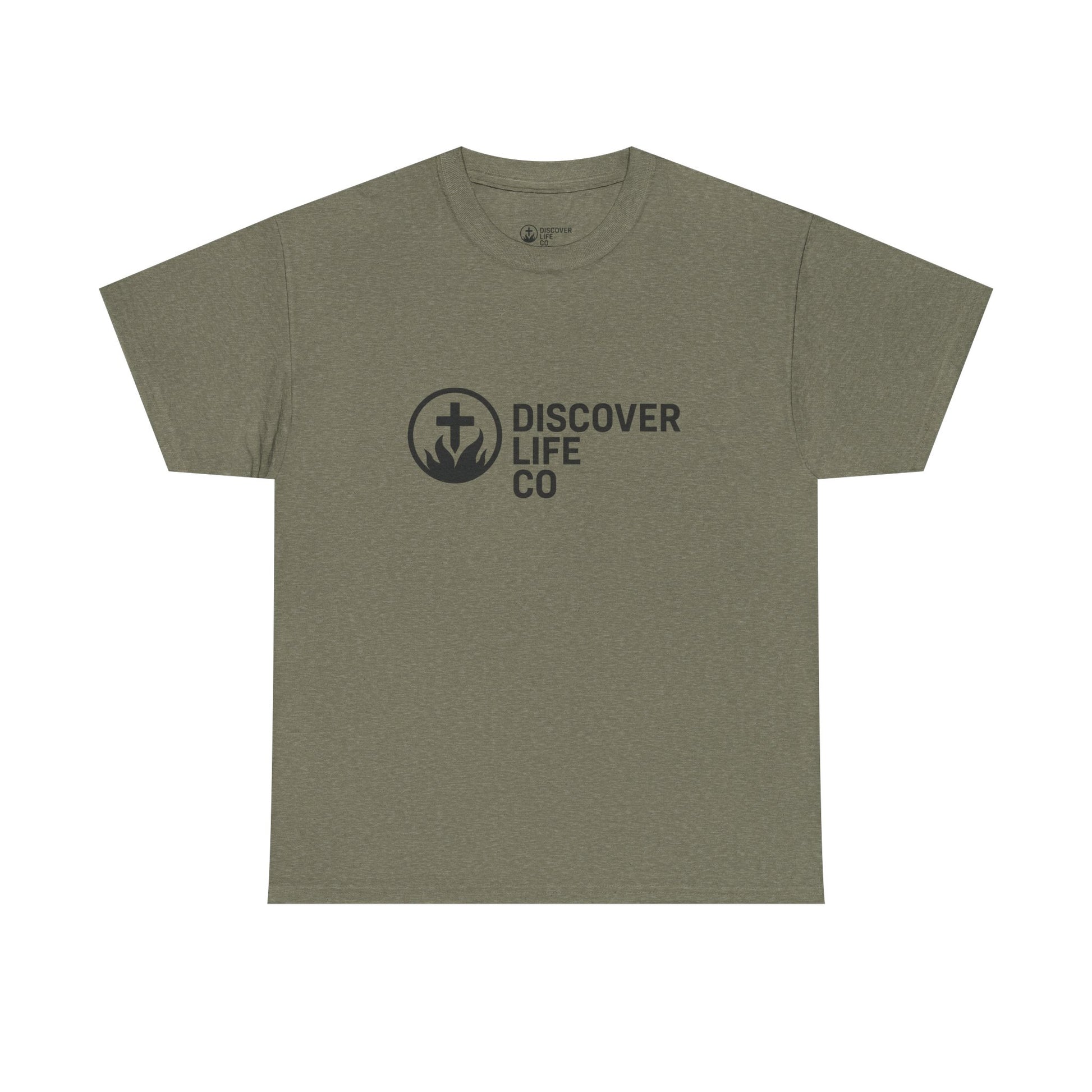 "A yes from God blesses you" Discover Life Unisex Heavy Cotton Tee - Inspirational Christian Shirt, Faith-Based Gift, Everyday Wear, Spiritual Apparel