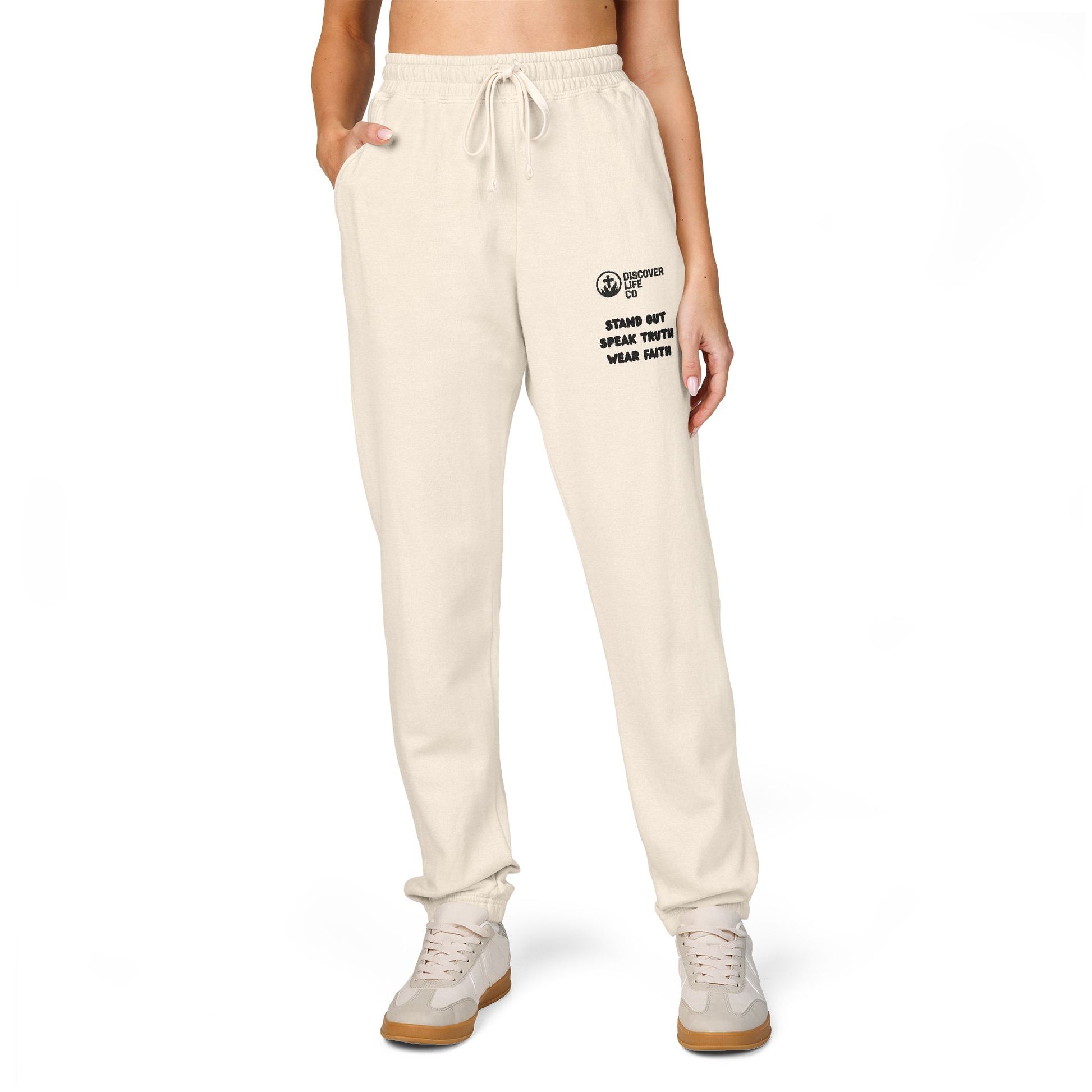 Cozy Garment-Dyed Fleece Sweatpants - Perfect for Relaxation, Loungewear, Gifting, or Outdoor Adventures - Stylish Comfort!