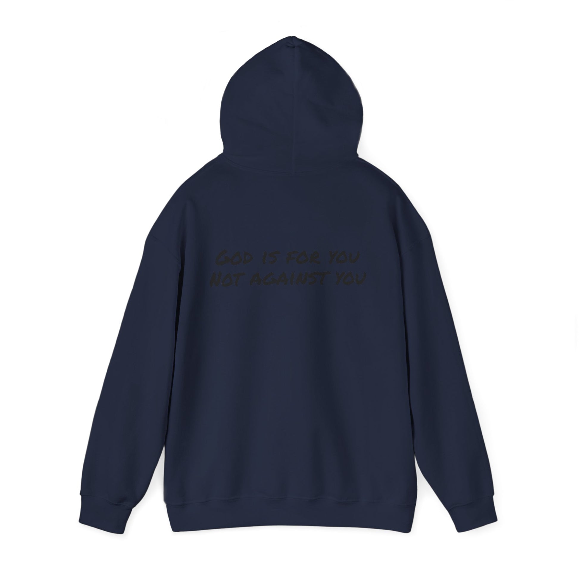 "God is for you, not against you" Faith-Inspired Unisex Hoodie - Discover Life Co. Apparel, Inspirational Sweatshirt, Christian Gift, Cozy Unisex Clothing, Versatile Layering