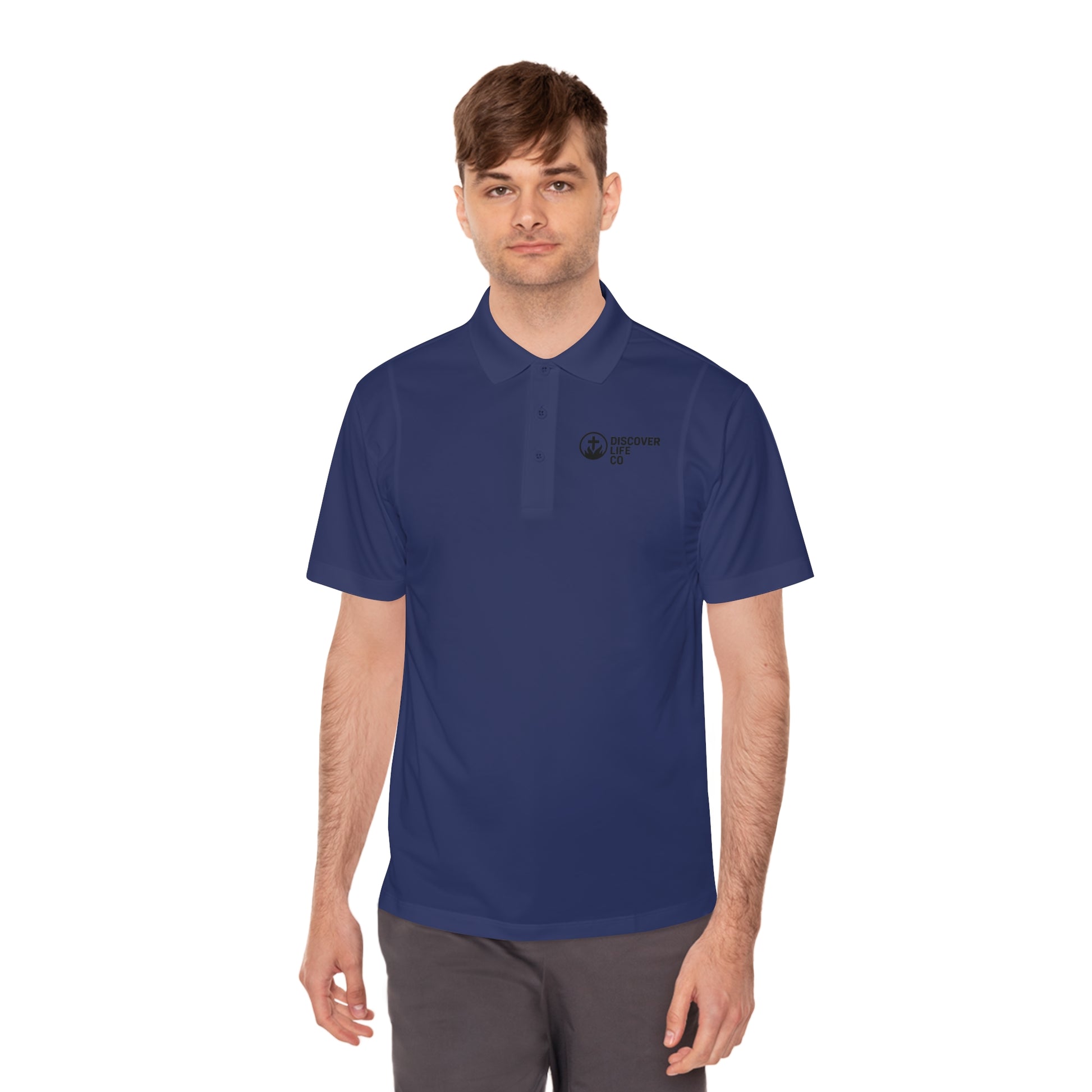 Blessed Men's Sport Polo Shirt - Comfortable Activewear, Casual Outings, Gym Attire, Gift for Him, Outdoor Activities