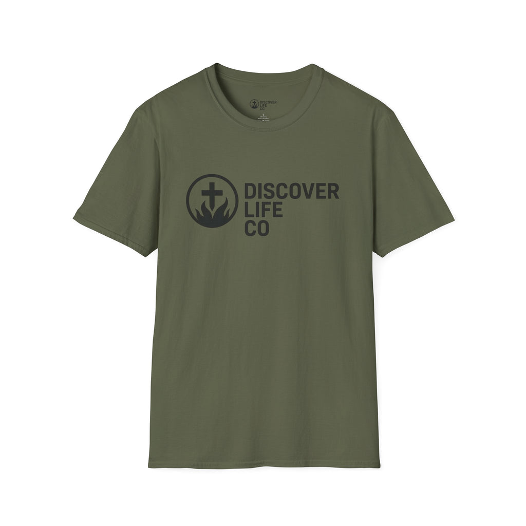 Faith-Inspired T-Shirt - Discover Life Co, Inspirational Apparel, Christian Clothing, Spreading Hope, Everyday Wear