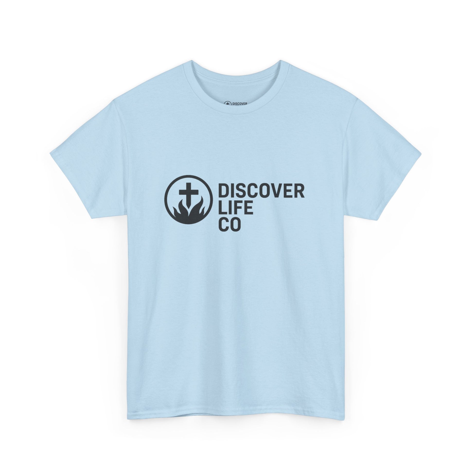 "A yes from God blesses you" Discover Life Unisex Heavy Cotton Tee - Inspirational Christian Shirt, Faith-Based Gift, Everyday Wear, Spiritual Apparel