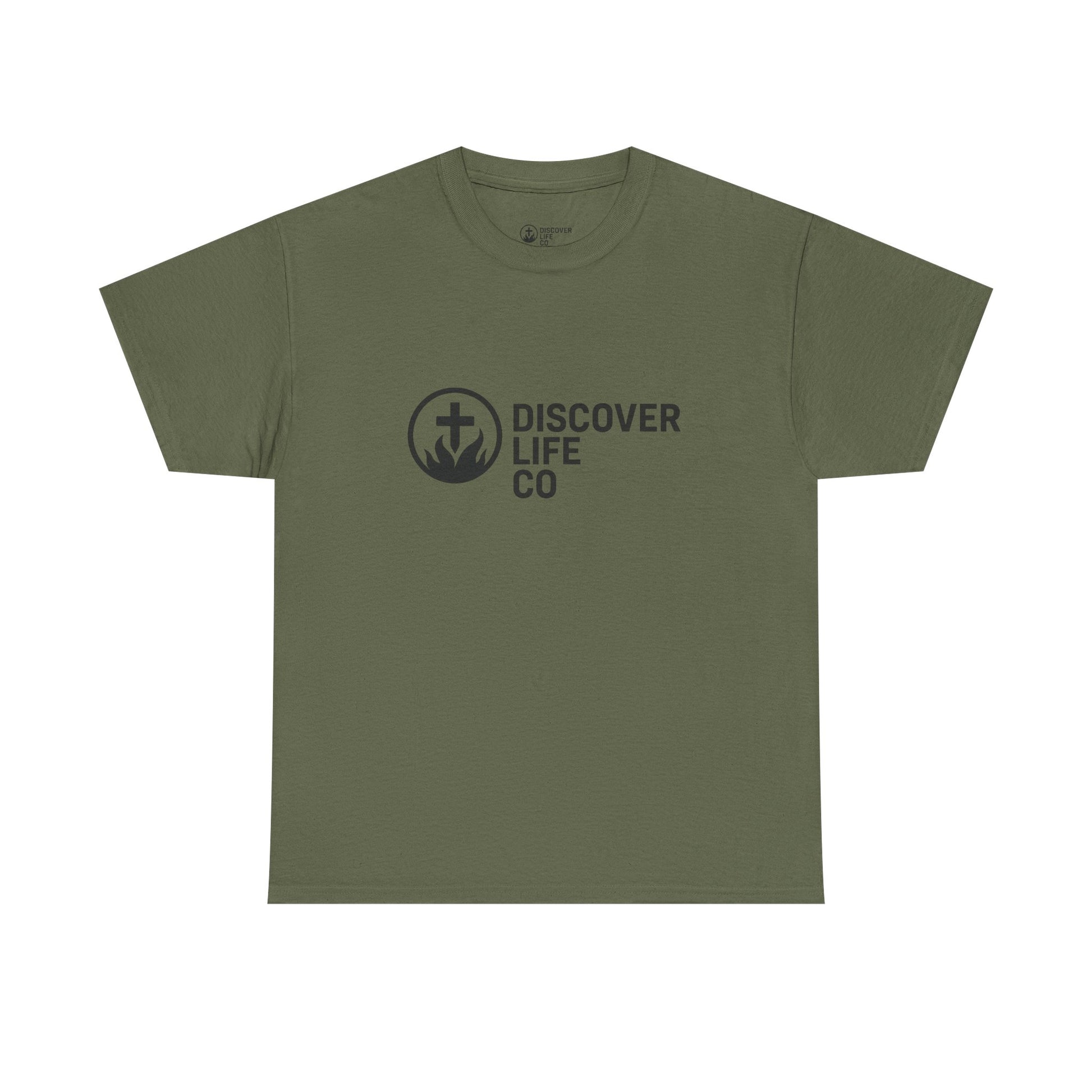 "A yes from God blesses you" Discover Life Unisex Heavy Cotton Tee - Inspirational Christian Shirt, Faith-Based Gift, Everyday Wear, Spiritual Apparel