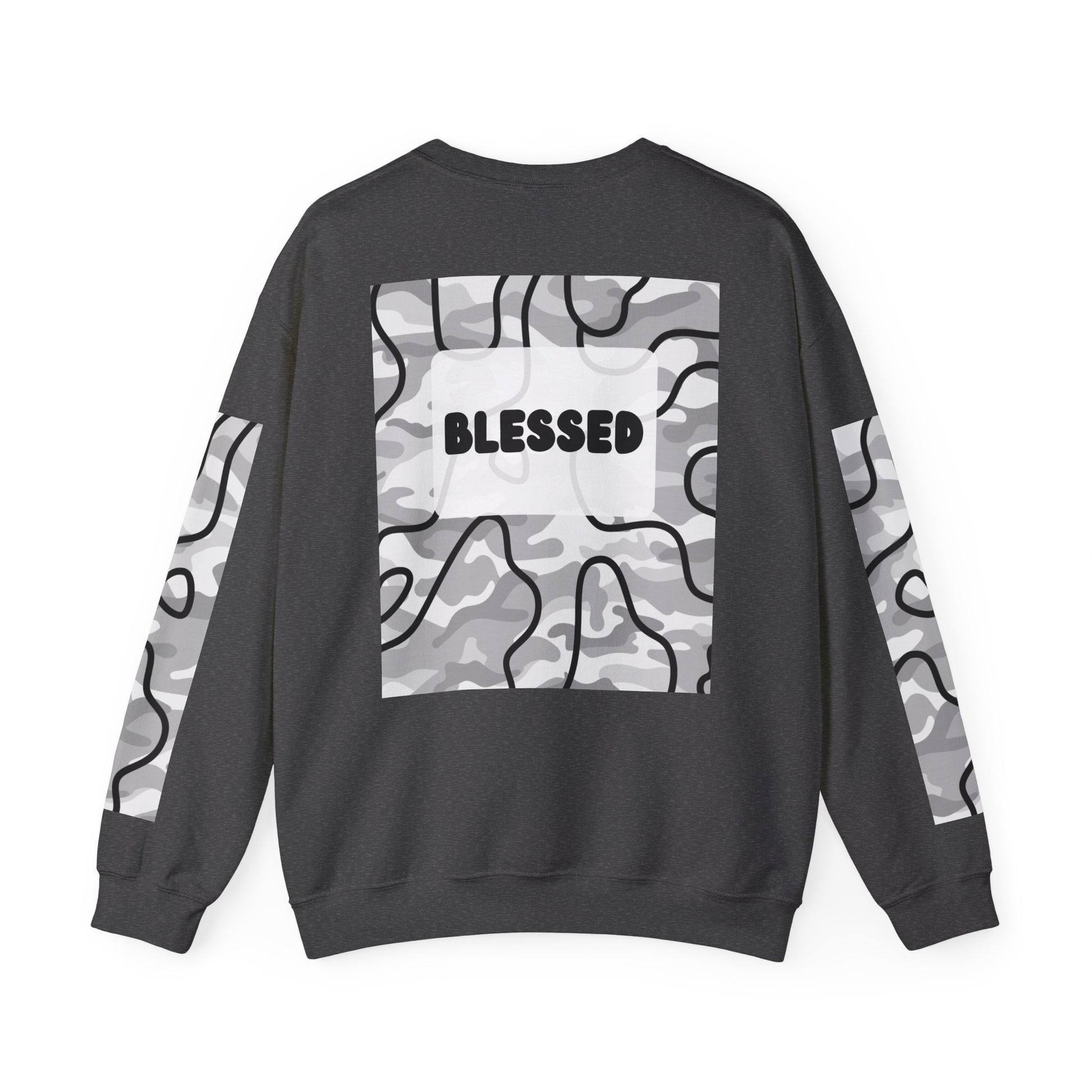 "Blessed" Men's Camo Crewneck