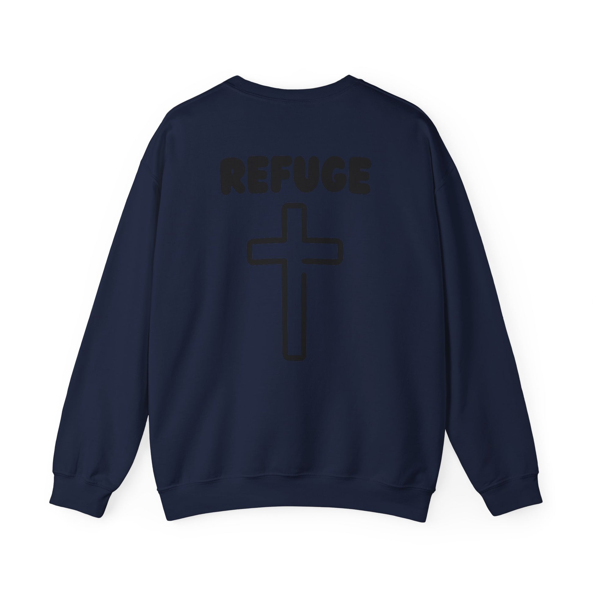 "Refuge, Cross" Men's Crewneck