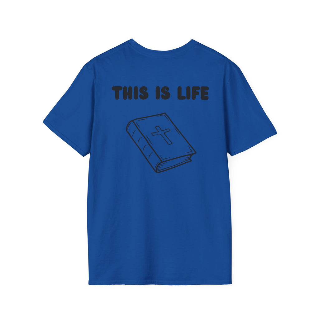 Faith-Inspired Softstyle T-Shirt - Discover Life, Christian Tee, Inspirational Wear, Bible Quote Shirt, Everyday Casual