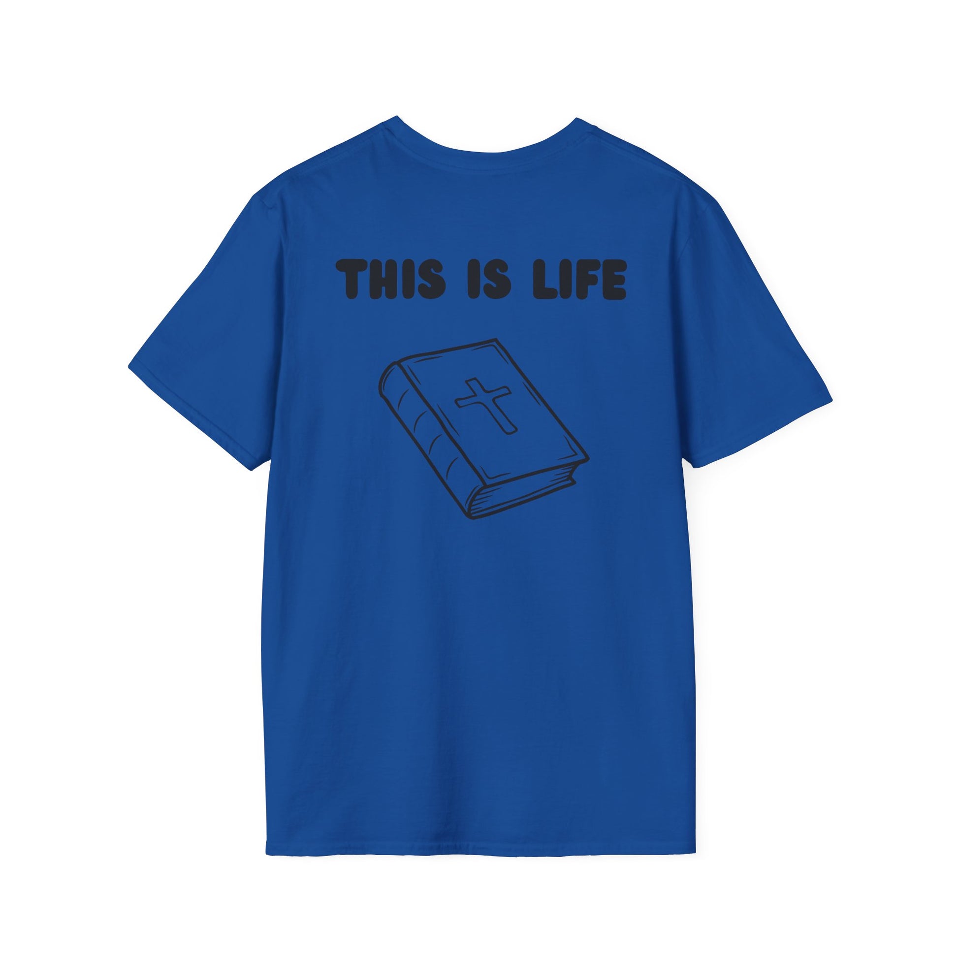 Faith-Inspired Softstyle T-Shirt - Discover Life, Christian Tee, Inspirational Wear, Bible Quote Shirt, Everyday Casual