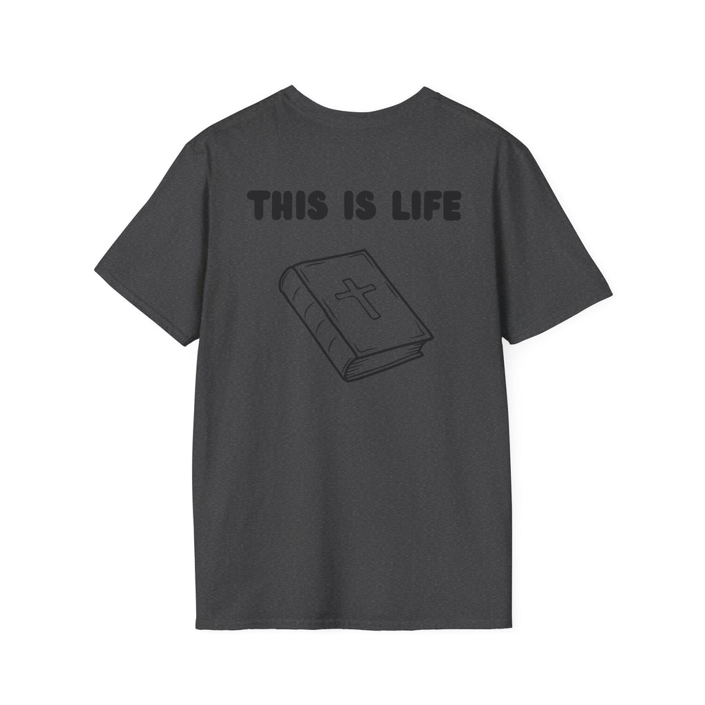 Faith-Inspired Softstyle T-Shirt - Discover Life, Christian Tee, Inspirational Wear, Bible Quote Shirt, Everyday Casual