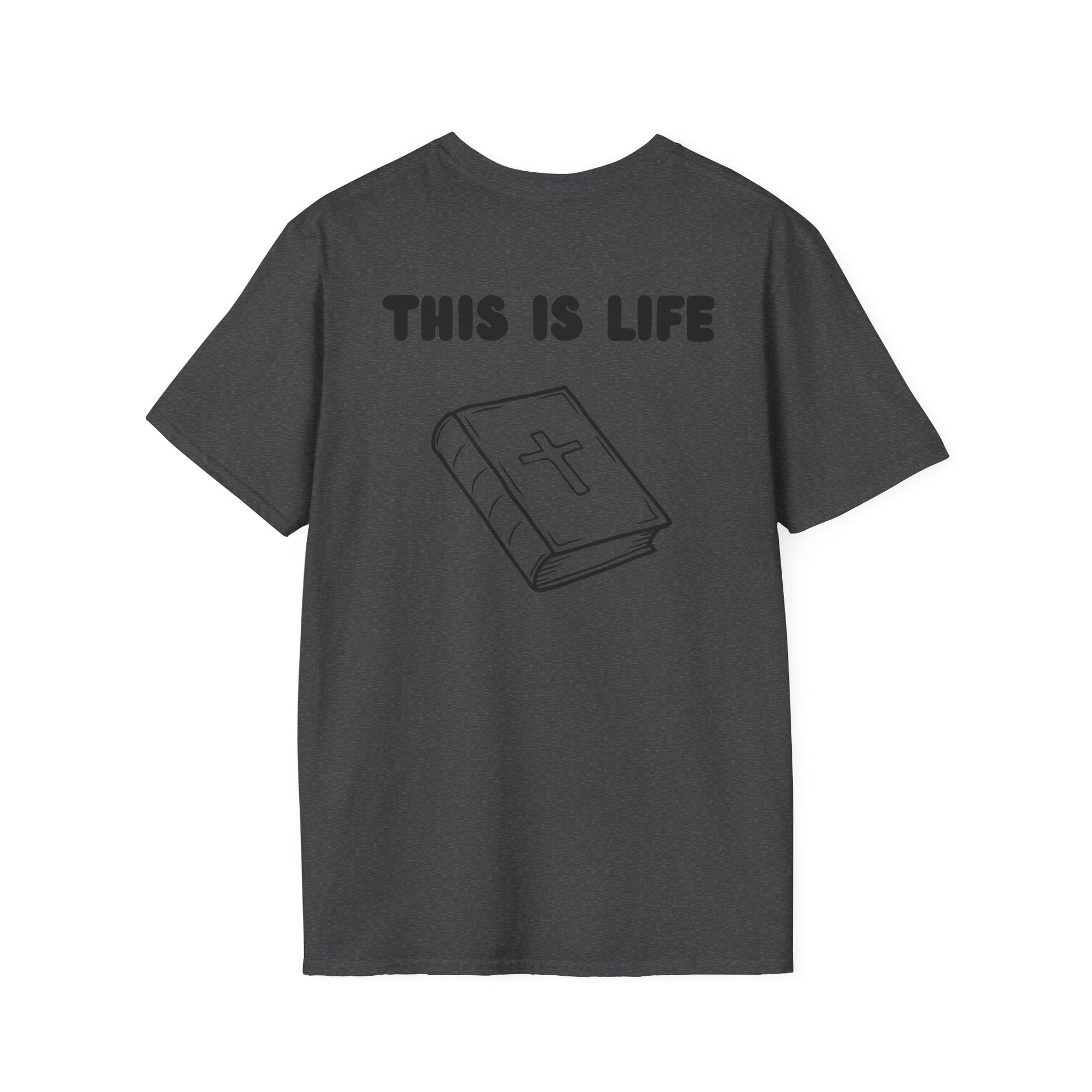 Faith-Inspired Softstyle T-Shirt - Discover Life, Christian Tee, Inspirational Wear, Bible Quote Shirt, Everyday Casual