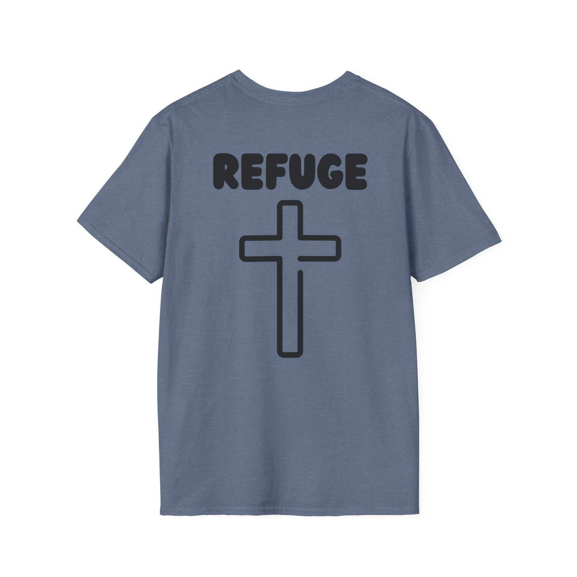 "Refuge, Cross" Men's T-Shirt