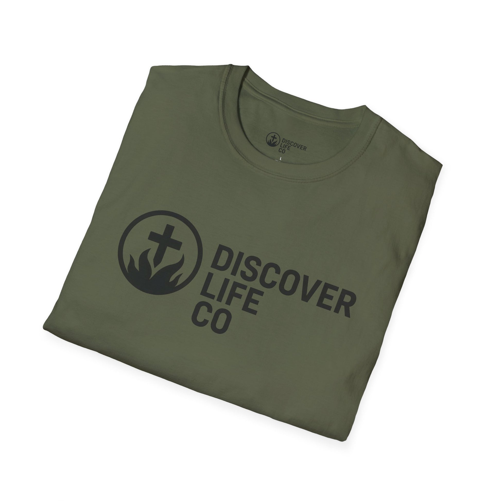 Discover Life T-Shirt - Faith, Refuge Design for Spiritual Journeys, Church Events, Gifts, Everyday Wear