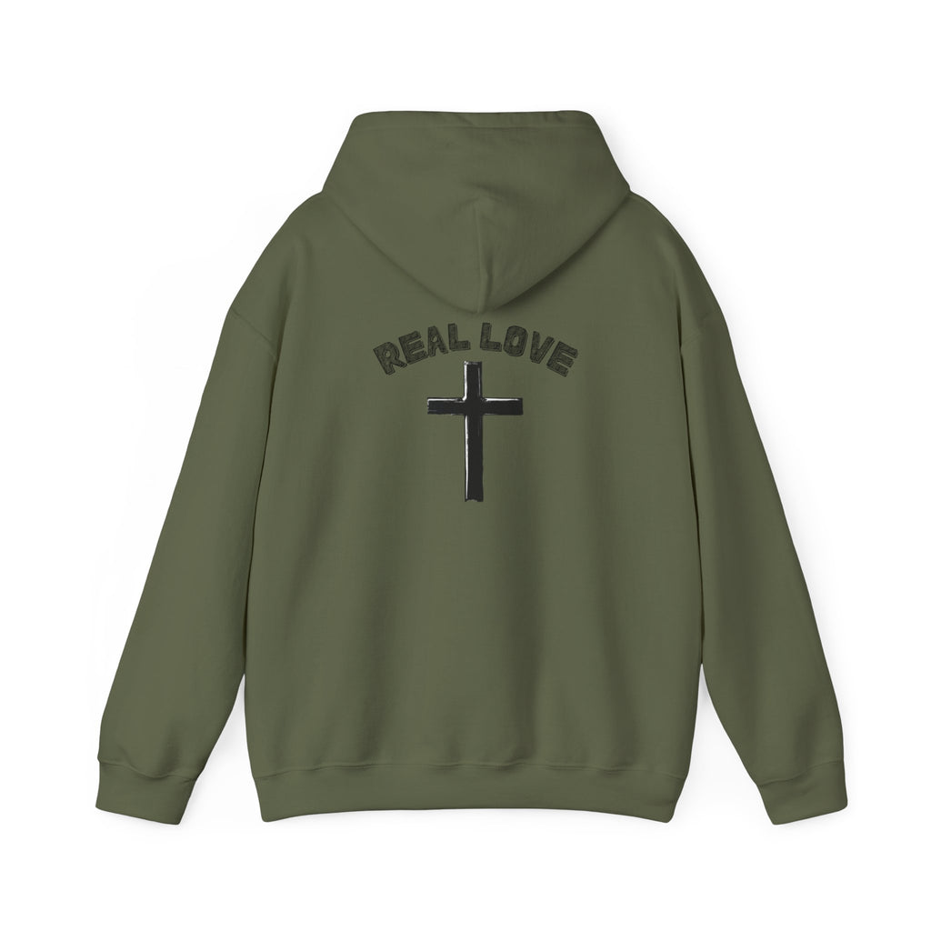 "Real love, Cross" Men's Sweatshirt