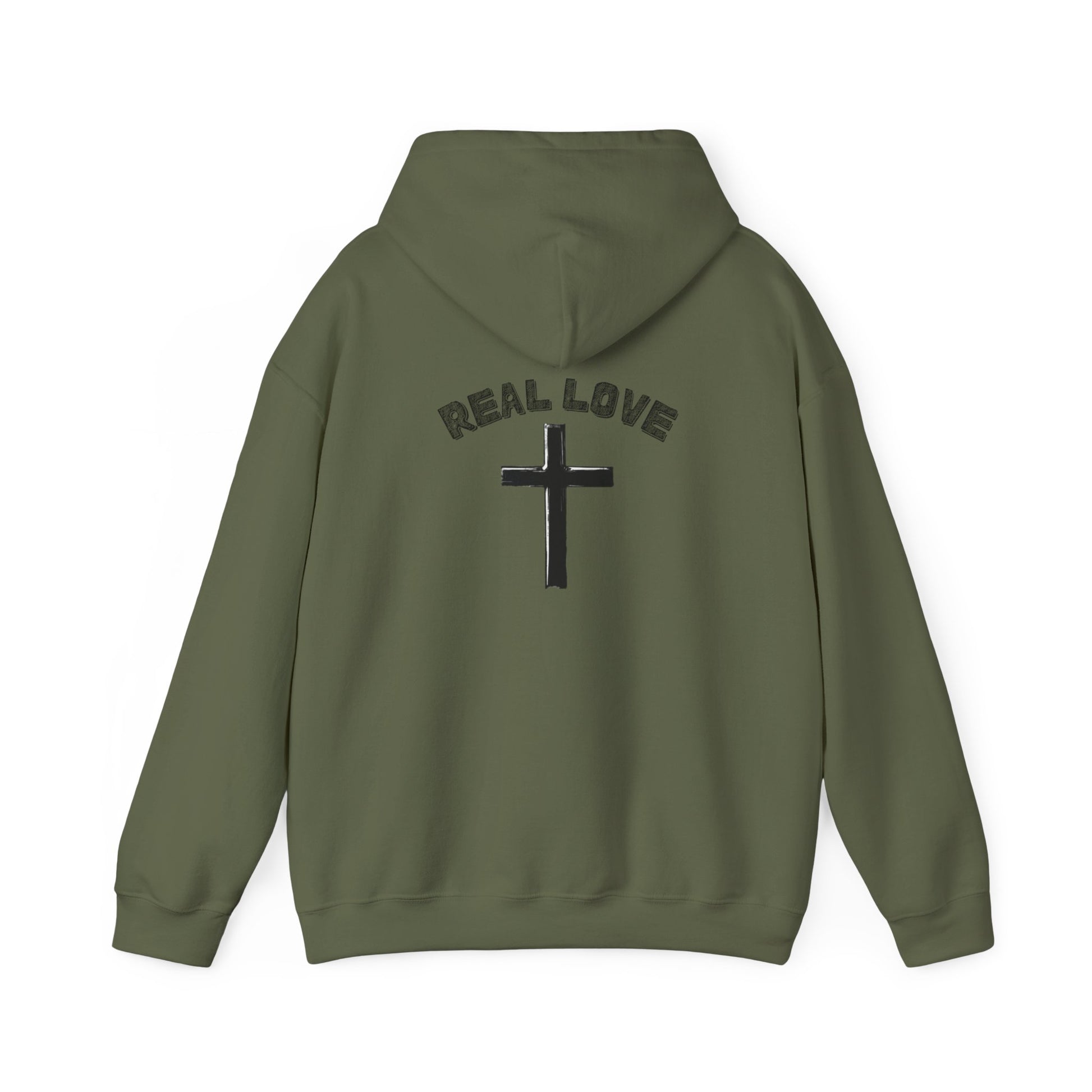 "Real love, Cross" Men's Sweatshirt