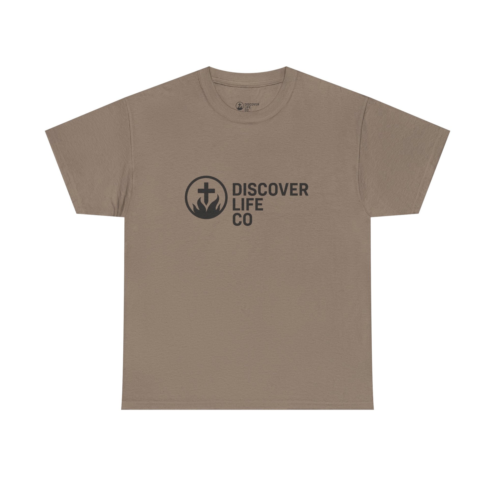 "A yes from God blesses you" Discover Life Unisex Heavy Cotton Tee - Inspirational Christian Shirt, Faith-Based Gift, Everyday Wear, Spiritual Apparel