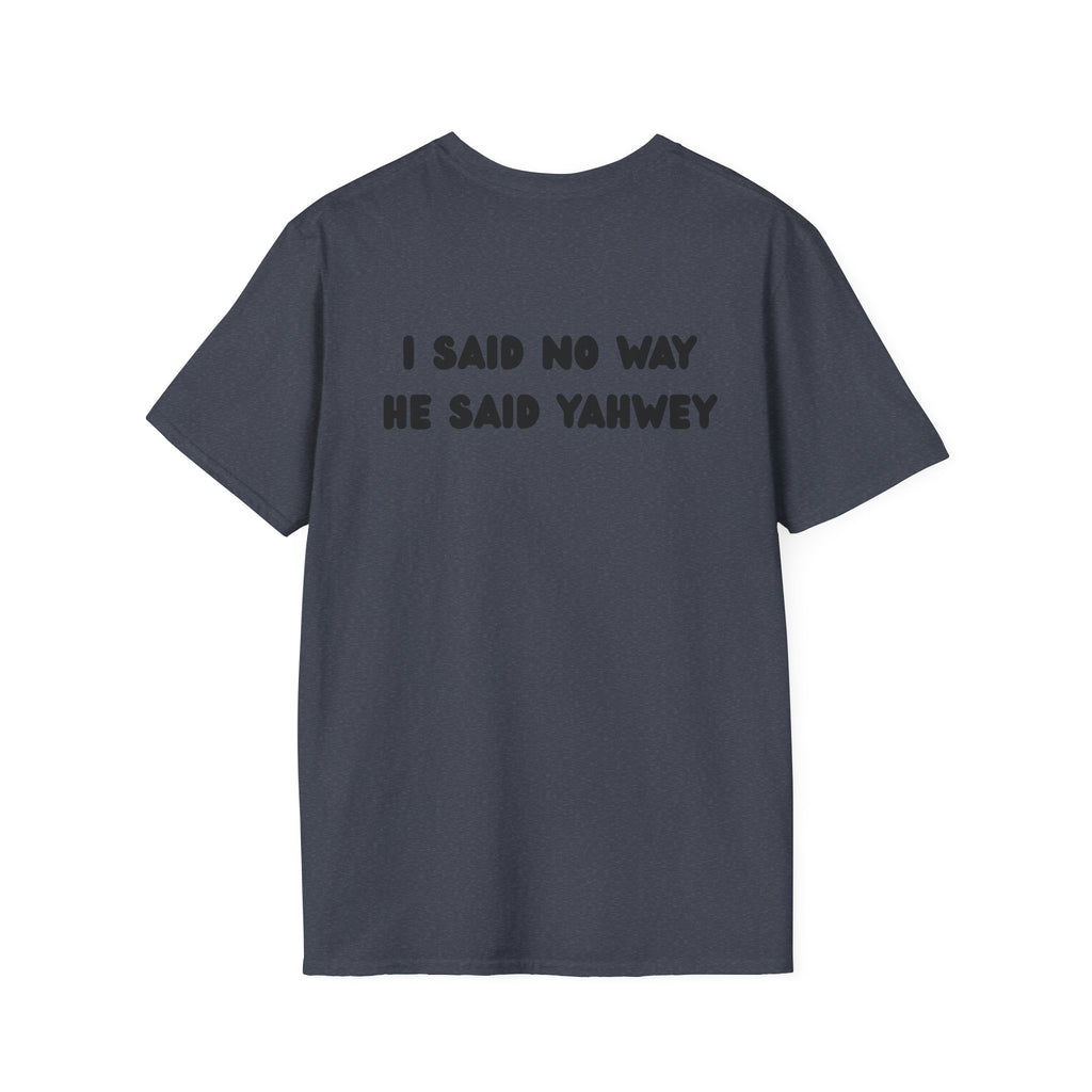 Softstyle T-Shirt, Inspirational Graphic Tee, Christian Apparel, Casual Everyday Wear, Unique Gift for Him/Her, Faith-Based Clothing