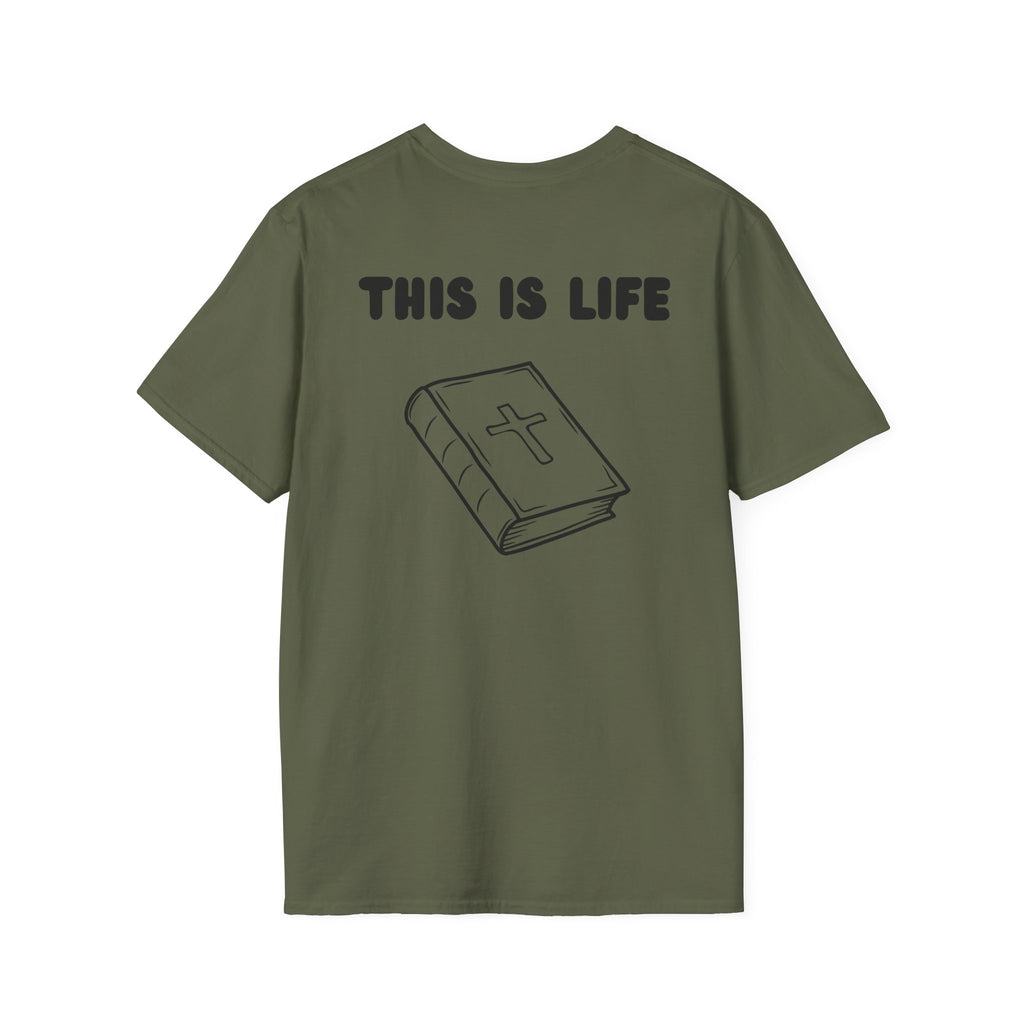 Faith-Inspired Softstyle T-Shirt - Discover Life, Christian Tee, Inspirational Wear, Bible Quote Shirt, Everyday Casual