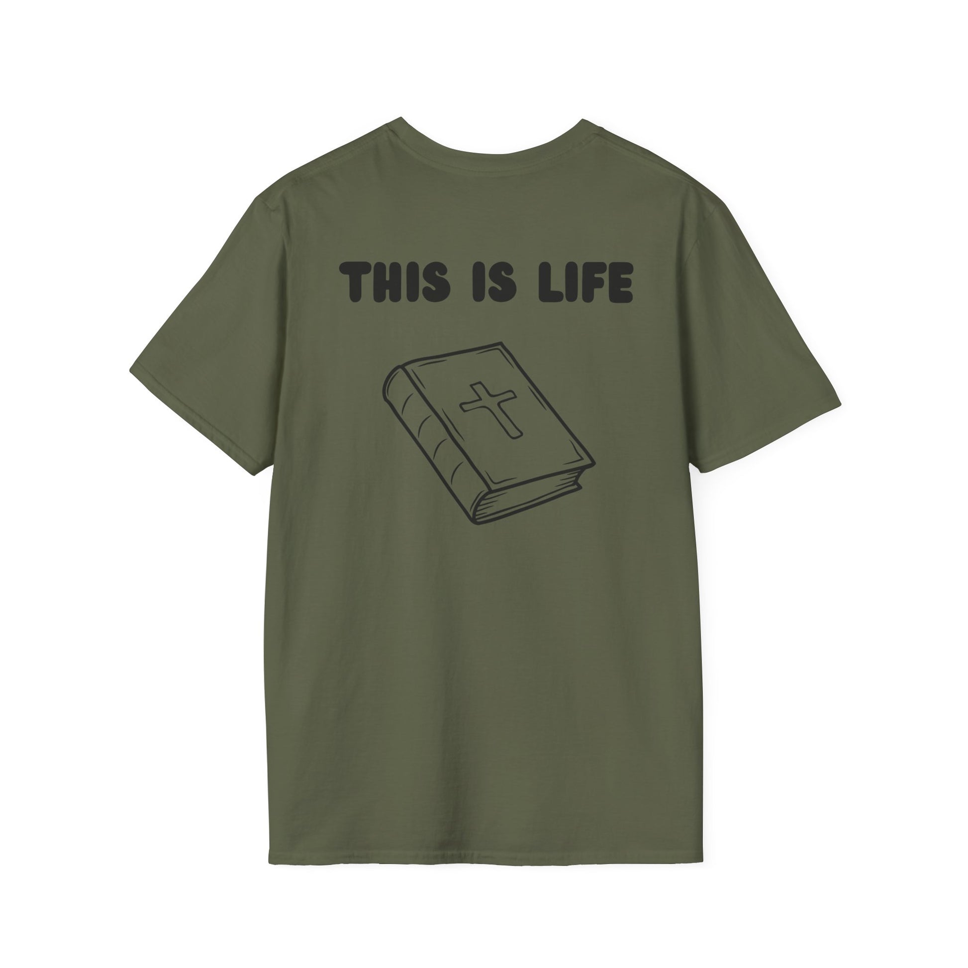 Faith-Inspired Softstyle T-Shirt - Discover Life, Christian Tee, Inspirational Wear, Bible Quote Shirt, Everyday Casual