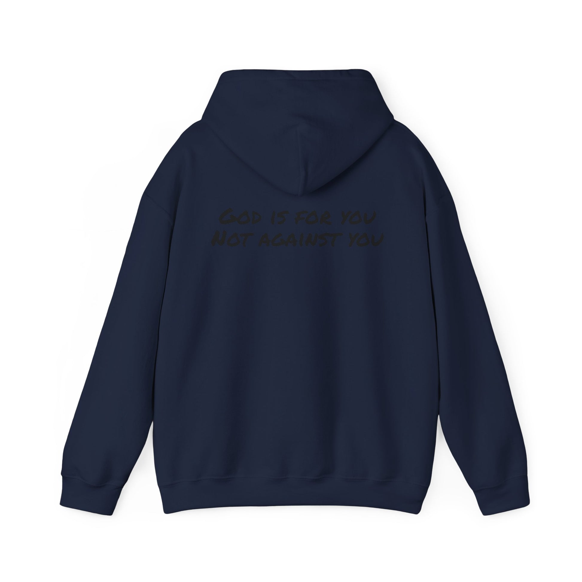 "God is for you, not against you" Faith-Inspired Unisex Hoodie - Discover Life Co. Apparel, Inspirational Sweatshirt, Christian Gift, Cozy Unisex Clothing, Versatile Layering