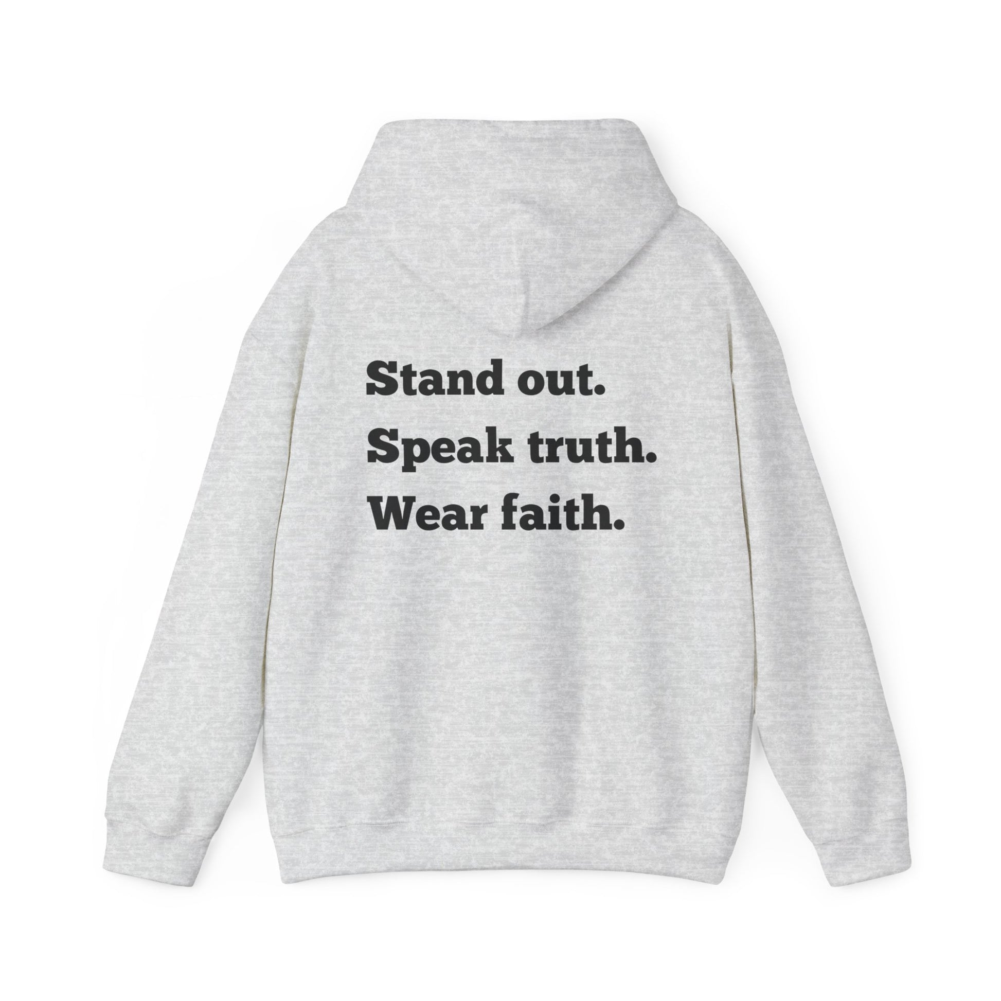 "Stand out" Faith-Inspired Hoodie: Stand Out, Speak Truth, Wear Faith | Unisex Sweatshirt for Inspirational Living, Gifts, Comfortable Style, [...]