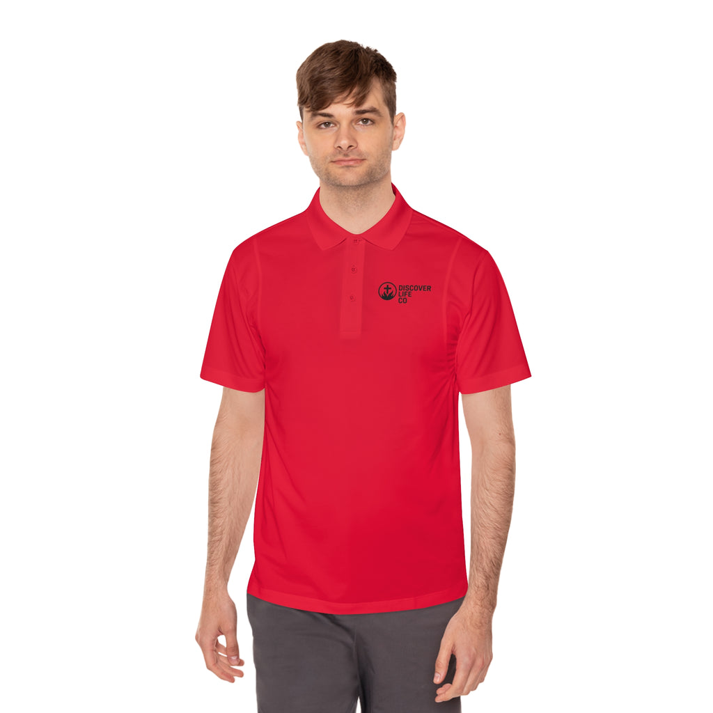 Blessed Men's Sport Polo Shirt - Comfortable Activewear, Casual Outings, Gym Attire, Gift for Him, Outdoor Activities