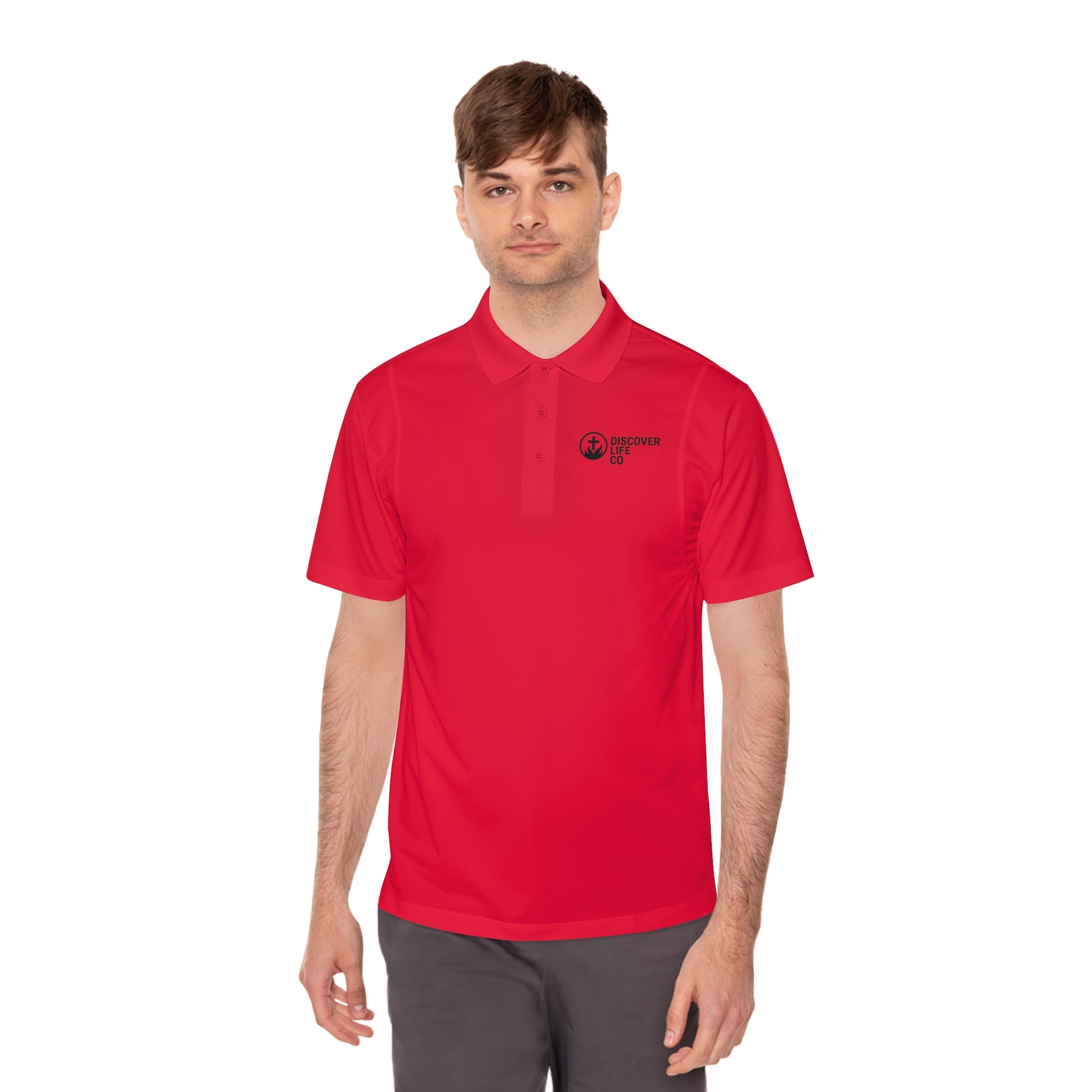 Blessed Men's Sport Polo Shirt - Comfortable Activewear, Casual Outings, Gym Attire, Gift for Him, Outdoor Activities