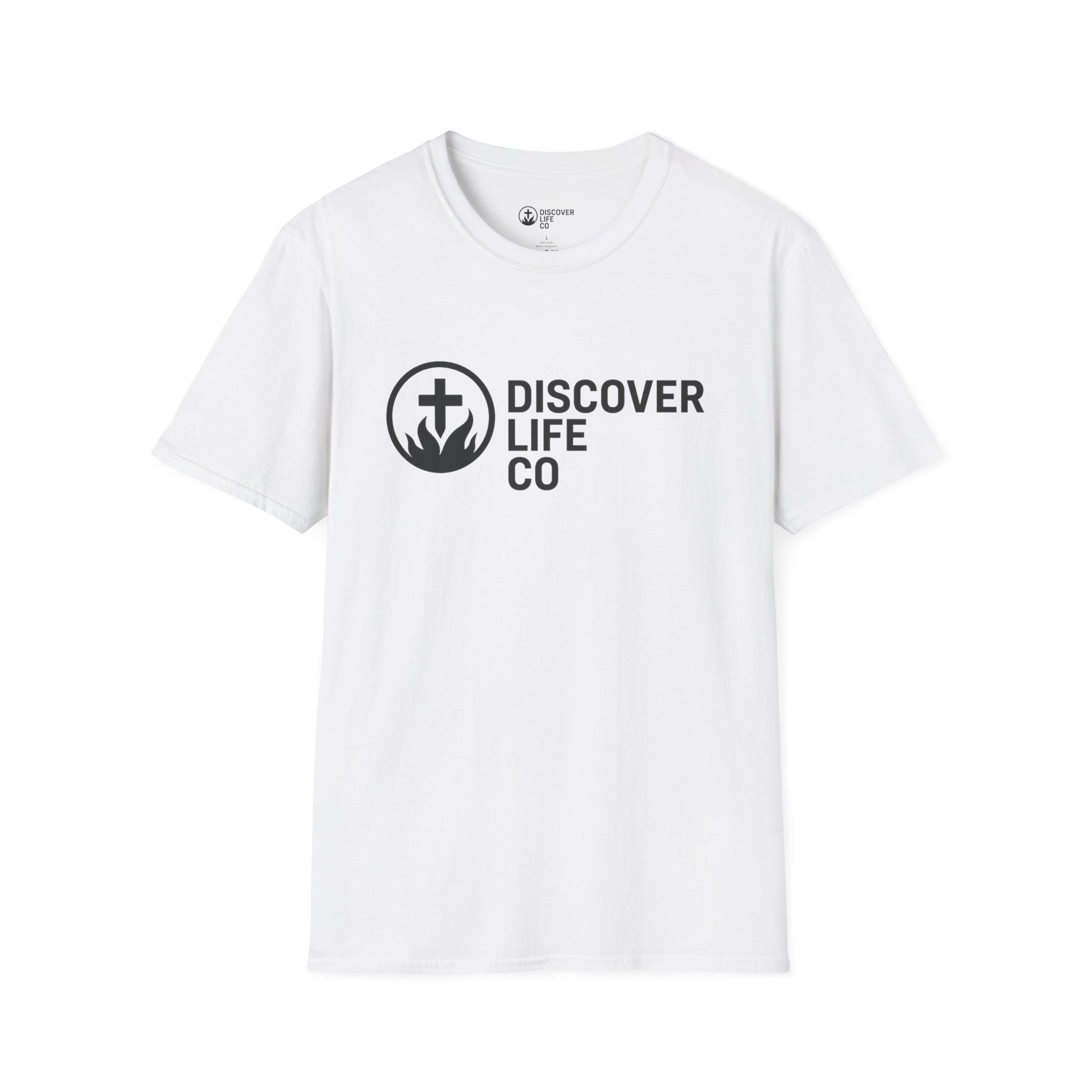 Faith-Inspired T-Shirt - Discover Life Co, Inspirational Apparel, Christian Clothing, Spreading Hope, Everyday Wear