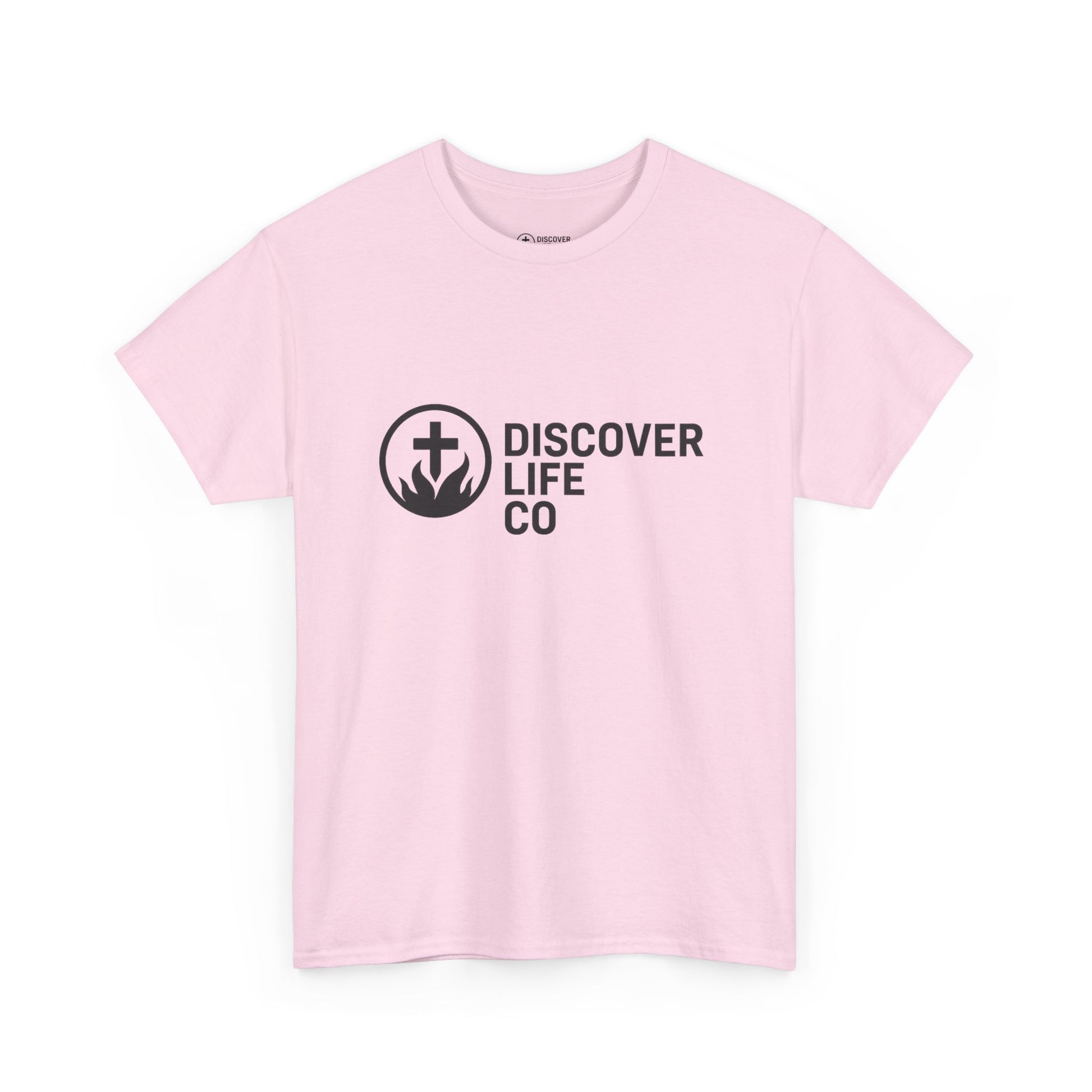 "A yes from God blesses you" Discover Life Unisex Heavy Cotton Tee - Inspirational Christian Shirt, Faith-Based Gift, Everyday Wear, Spiritual Apparel