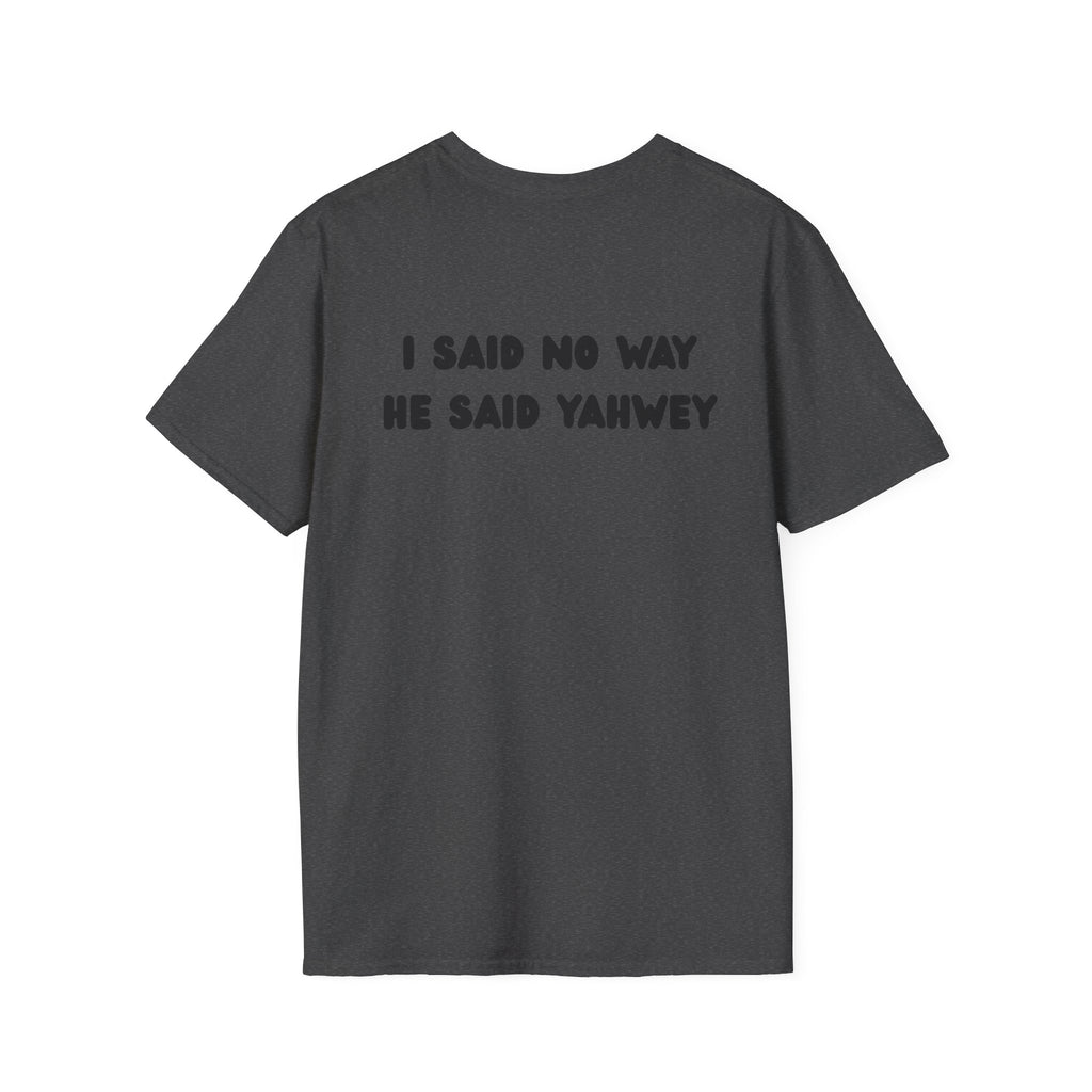 Softstyle T-Shirt, Inspirational Graphic Tee, Christian Apparel, Casual Everyday Wear, Unique Gift for Him/Her, Faith-Based Clothing