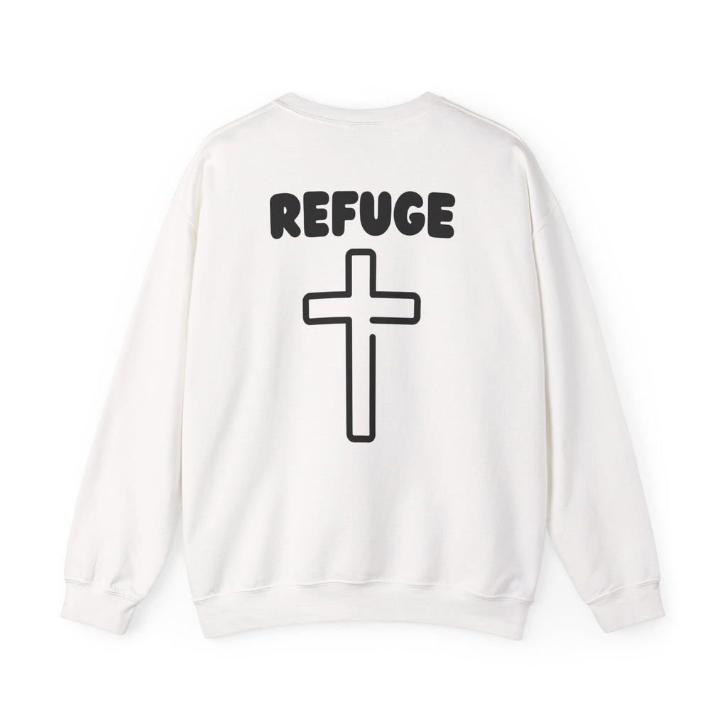 "Refuge, Cross" Men's Crewneck