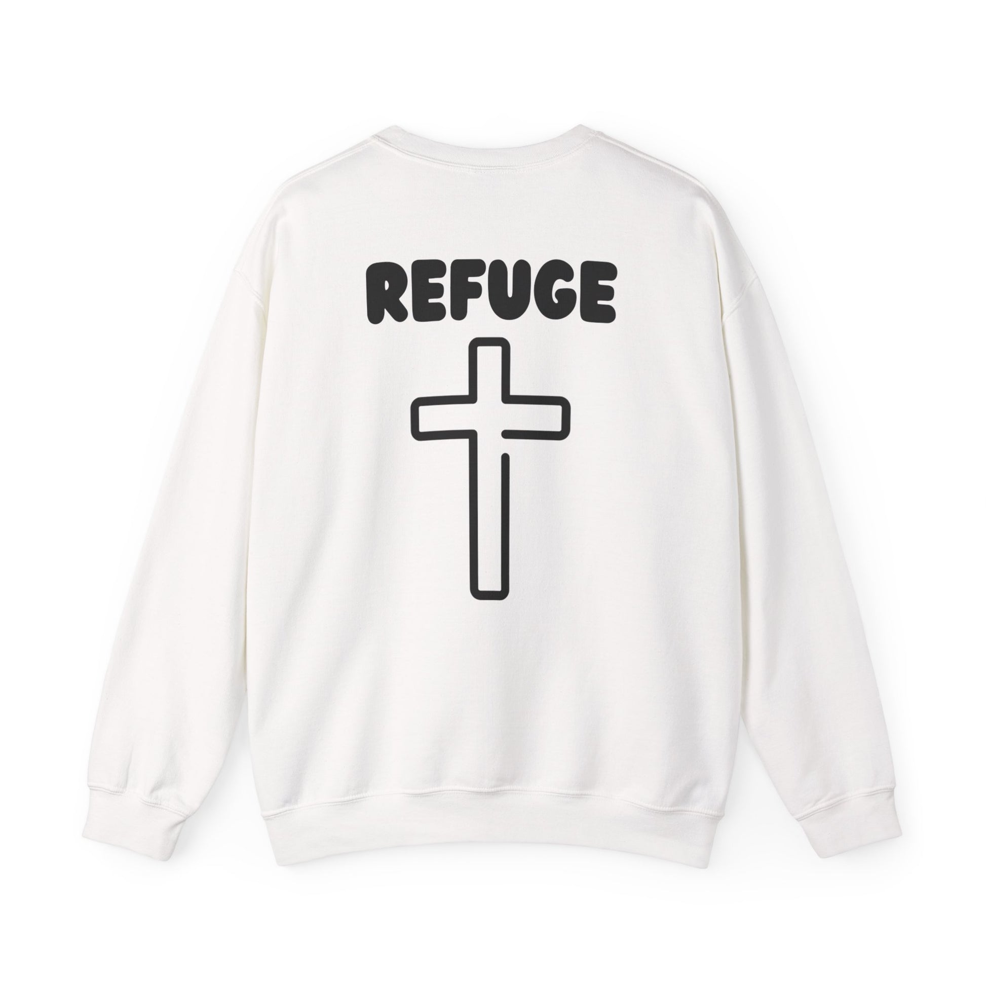 "Refuge, Cross" Men's Crewneck