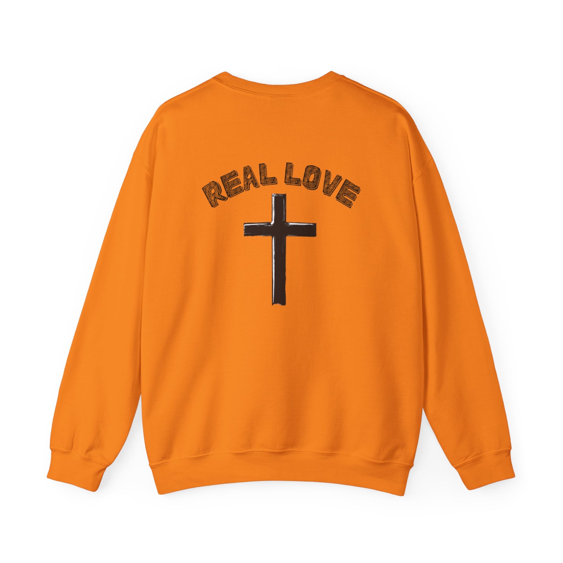 "Real love, cross" Men's Crewneck