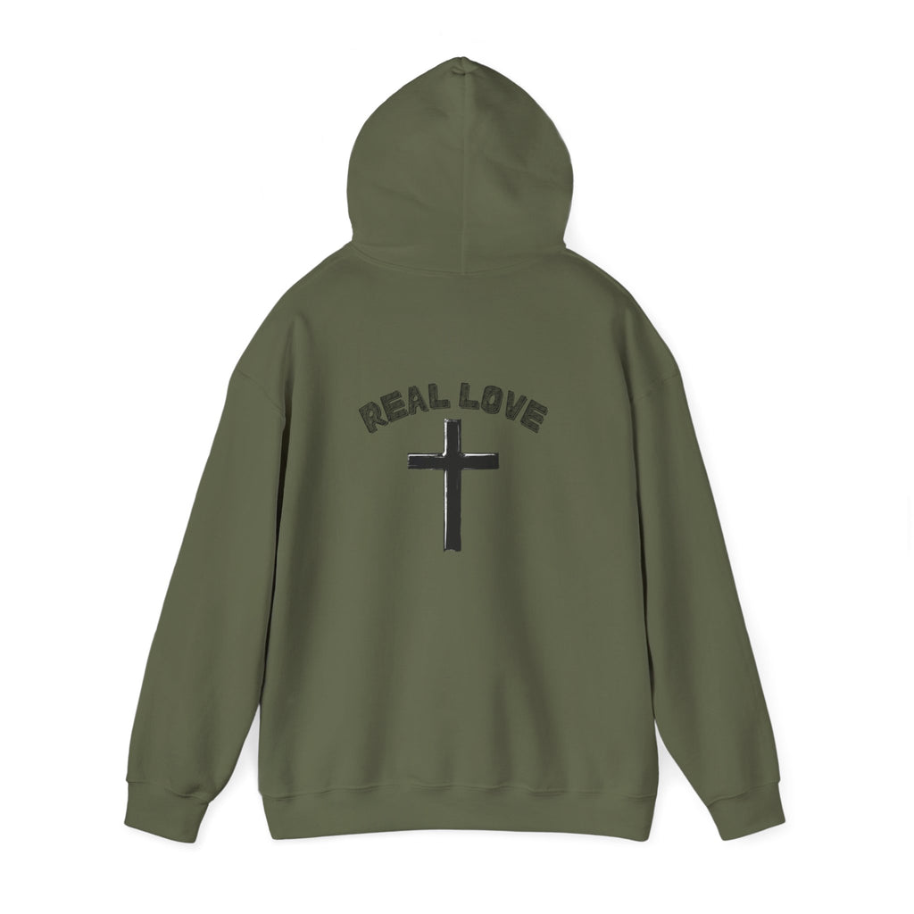 "Real love, Cross" Men's Sweatshirt