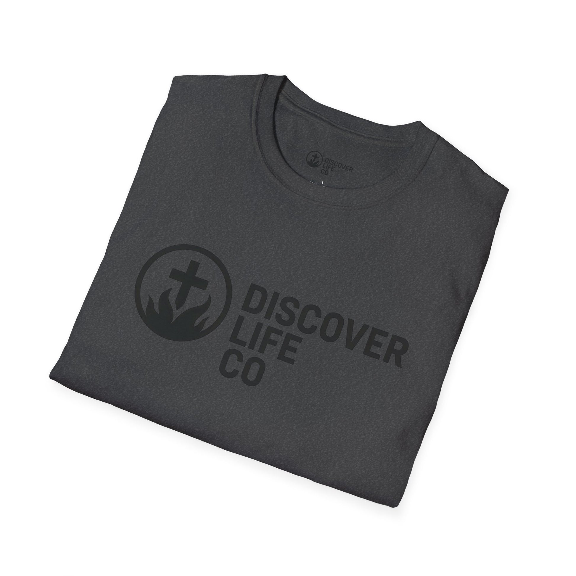 Faith-Inspired T-Shirt - Discover Life Co, Inspirational Apparel, Christian Clothing, Spreading Hope, Everyday Wear