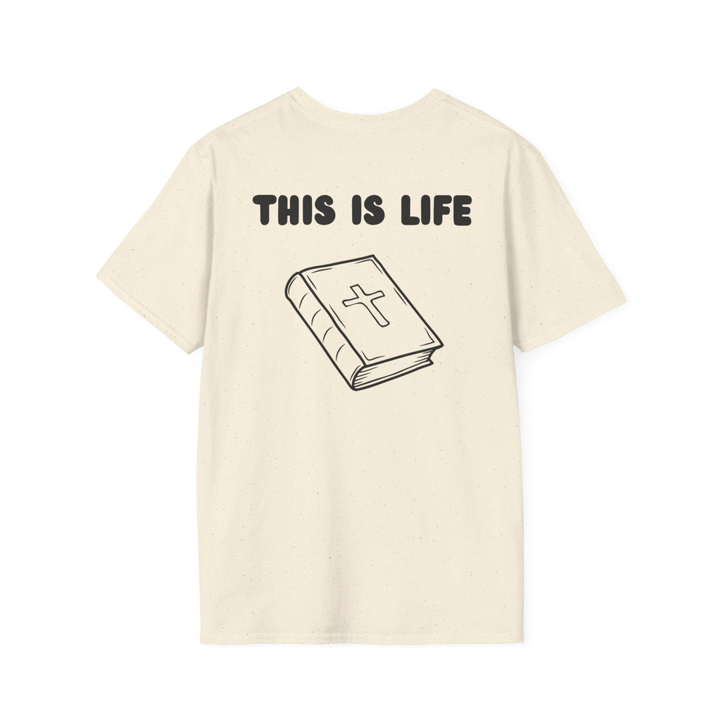 Faith-Inspired Softstyle T-Shirt - Discover Life, Christian Tee, Inspirational Wear, Bible Quote Shirt, Everyday Casual