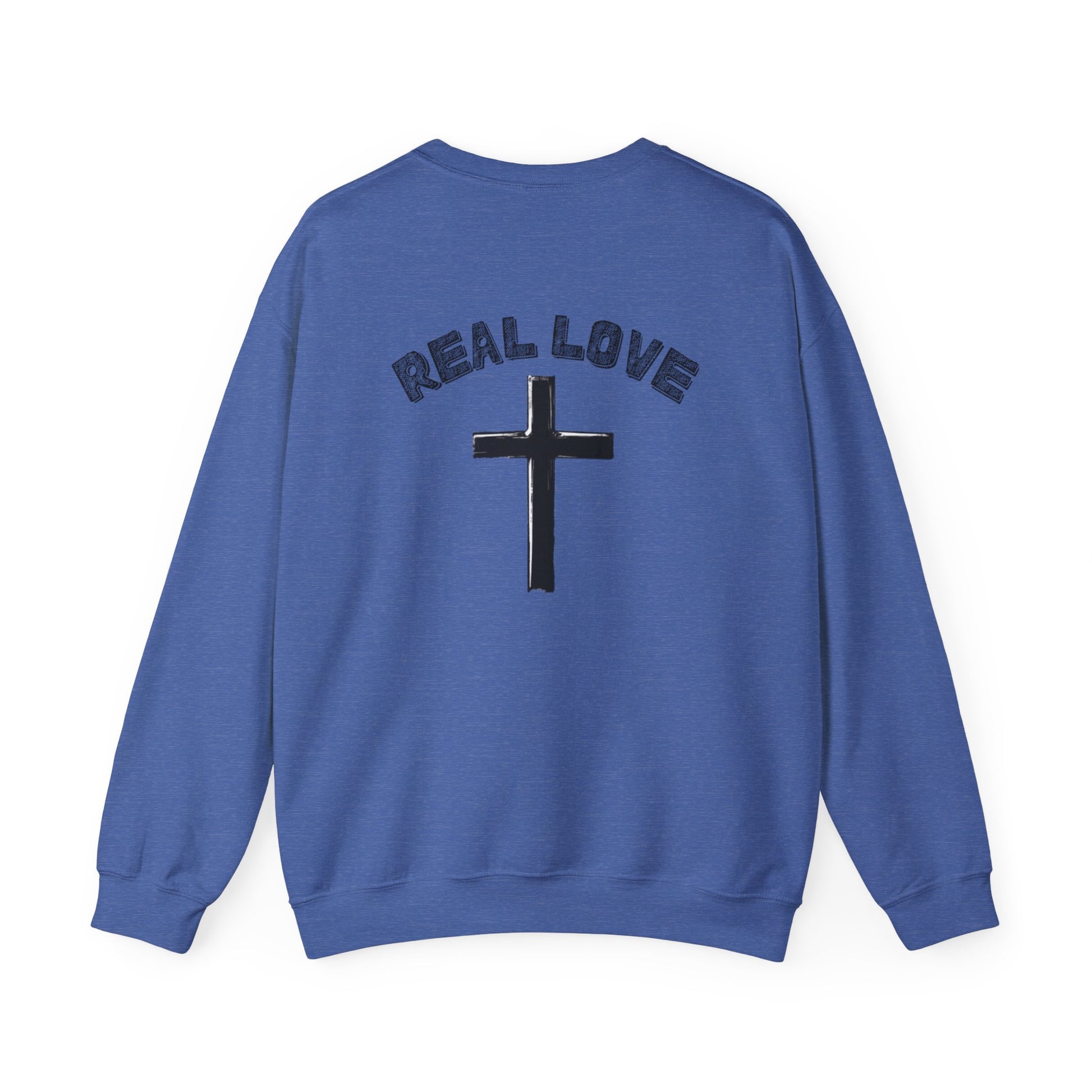 "Real love, cross" Men's Crewneck