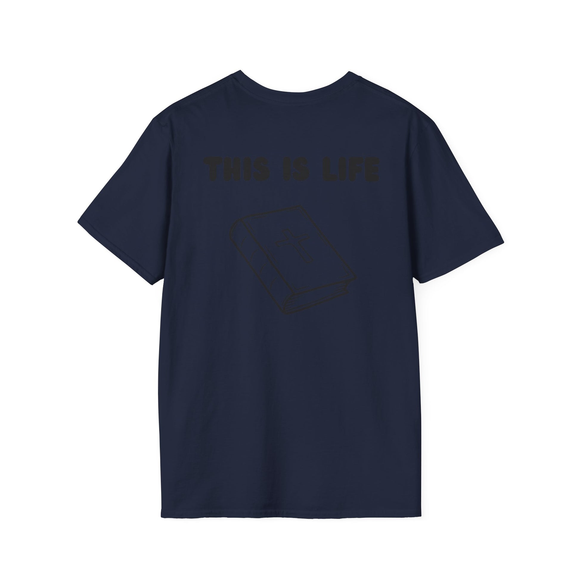 Faith-Inspired Softstyle T-Shirt - Discover Life, Christian Tee, Inspirational Wear, Bible Quote Shirt, Everyday Casual