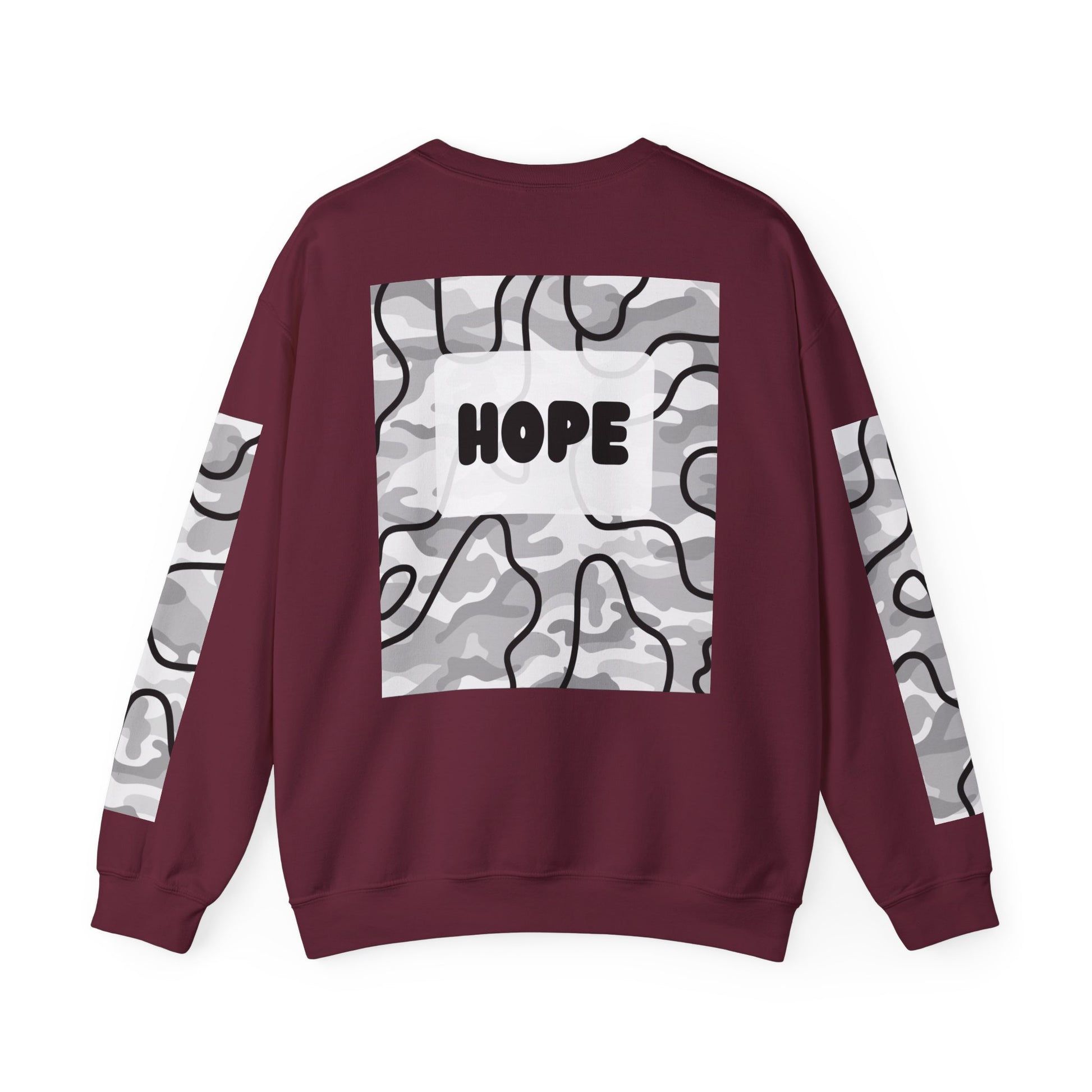 "Hope" Men's Camo Crewneck