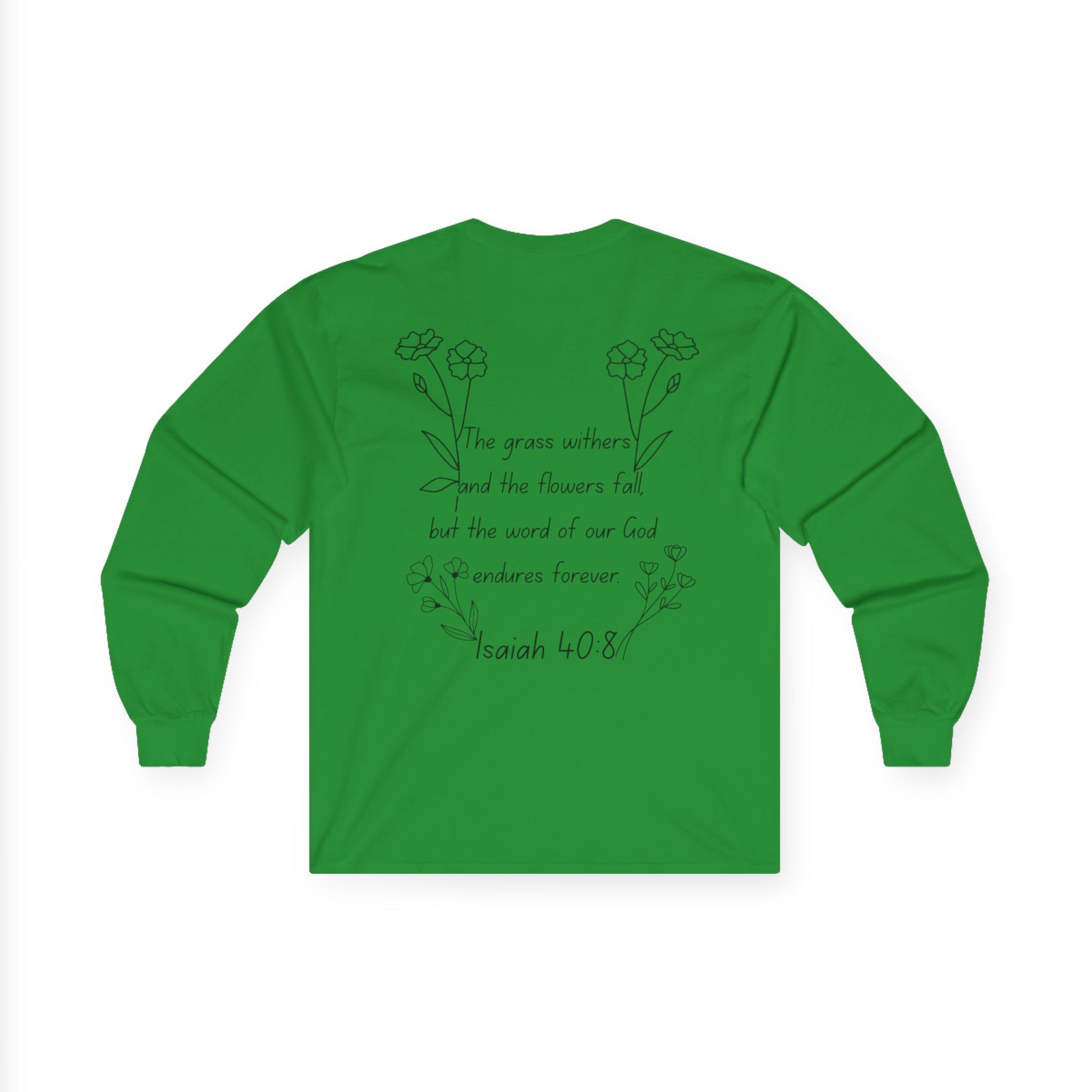 "Isaiah 40:8" Women's Long Sleeve