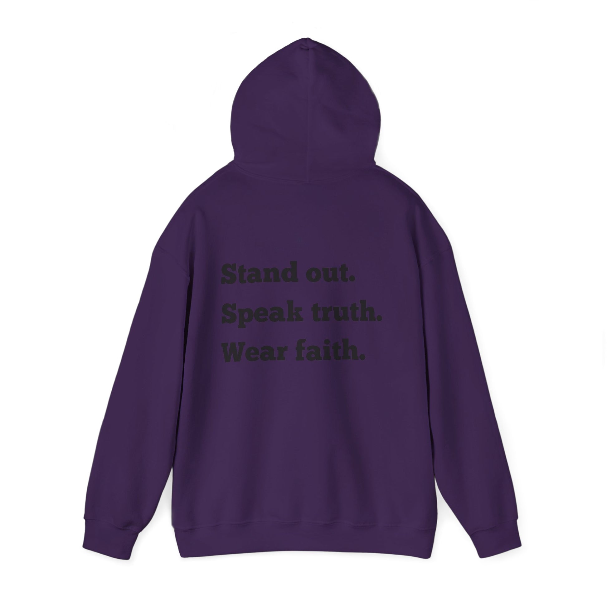 "Stand out" Faith-Inspired Hoodie: Stand Out, Speak Truth, Wear Faith | Unisex Sweatshirt for Inspirational Living, Gifts, Comfortable Style, [...]