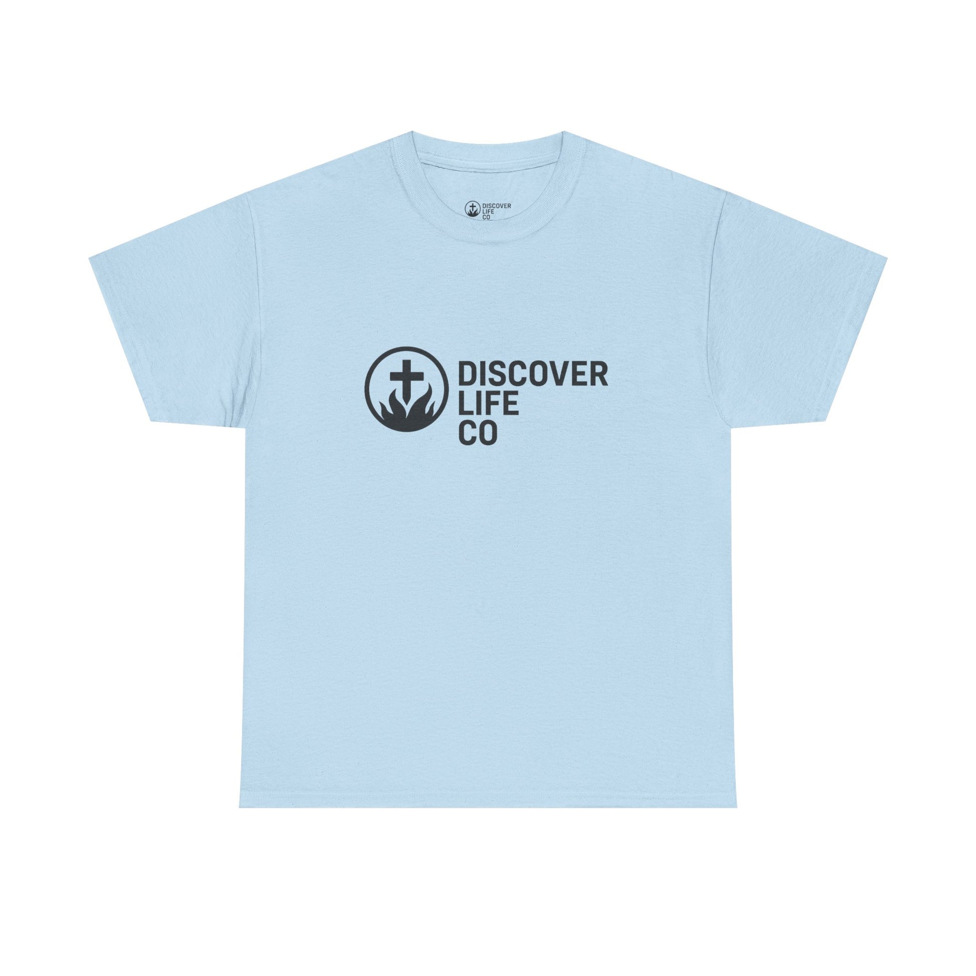 "A yes from God blesses you" Discover Life Unisex Heavy Cotton Tee - Inspirational Christian Shirt, Faith-Based Gift, Everyday Wear, Spiritual Apparel