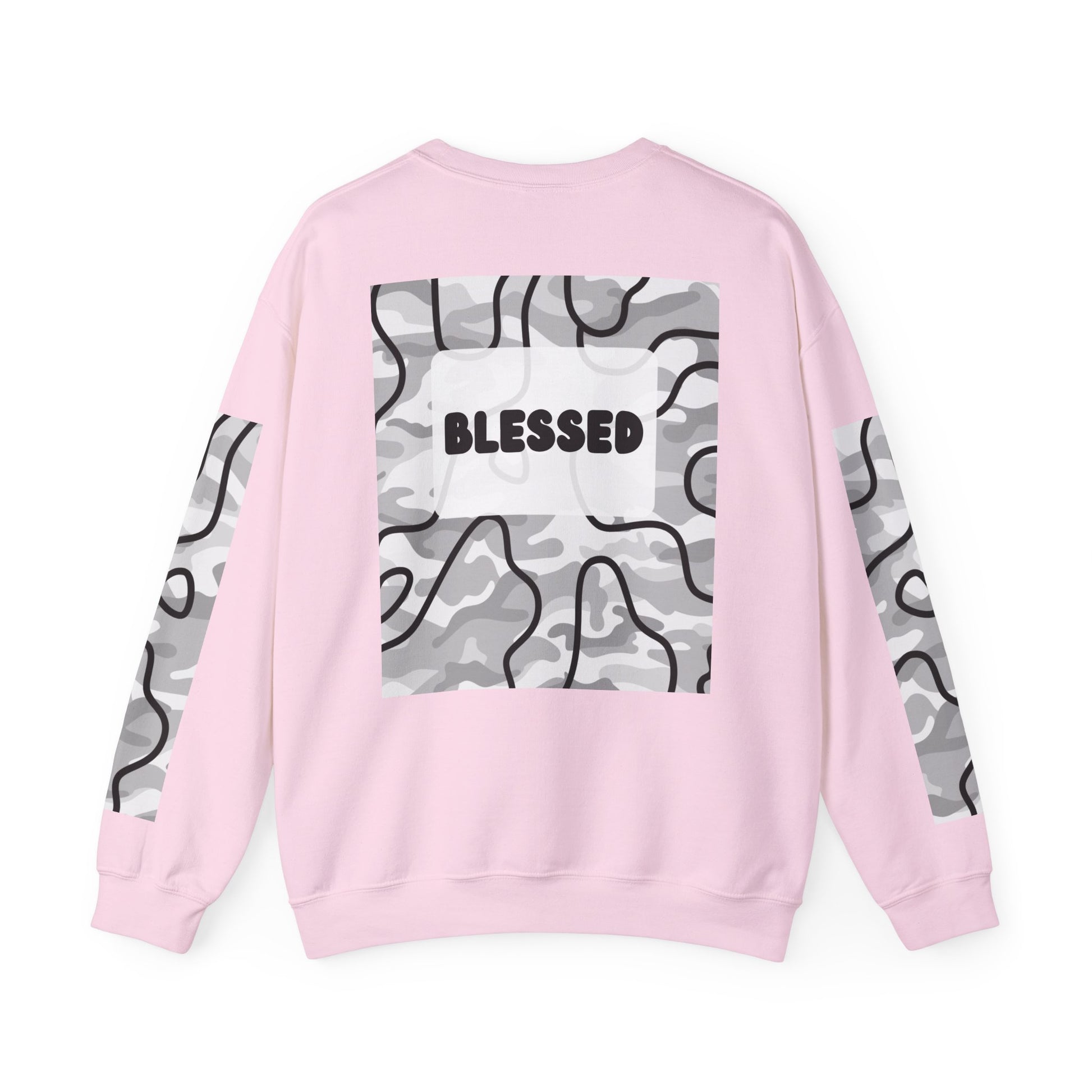 "Blessed" Men's Camo Crewneck