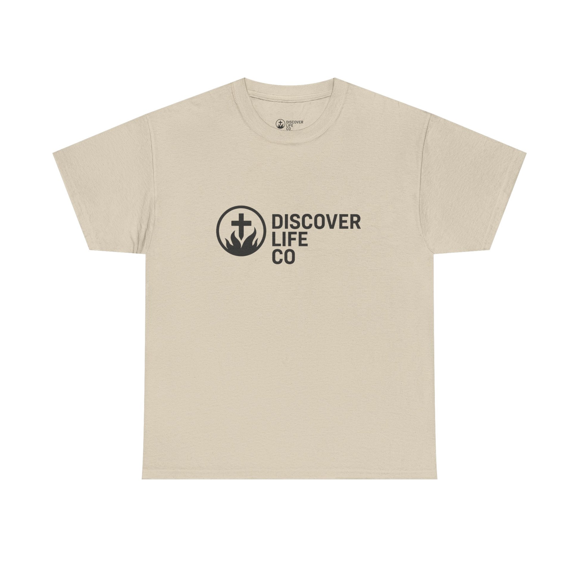 "A yes from God blesses you" Discover Life Unisex Heavy Cotton Tee - Inspirational Christian Shirt, Faith-Based Gift, Everyday Wear, Spiritual Apparel